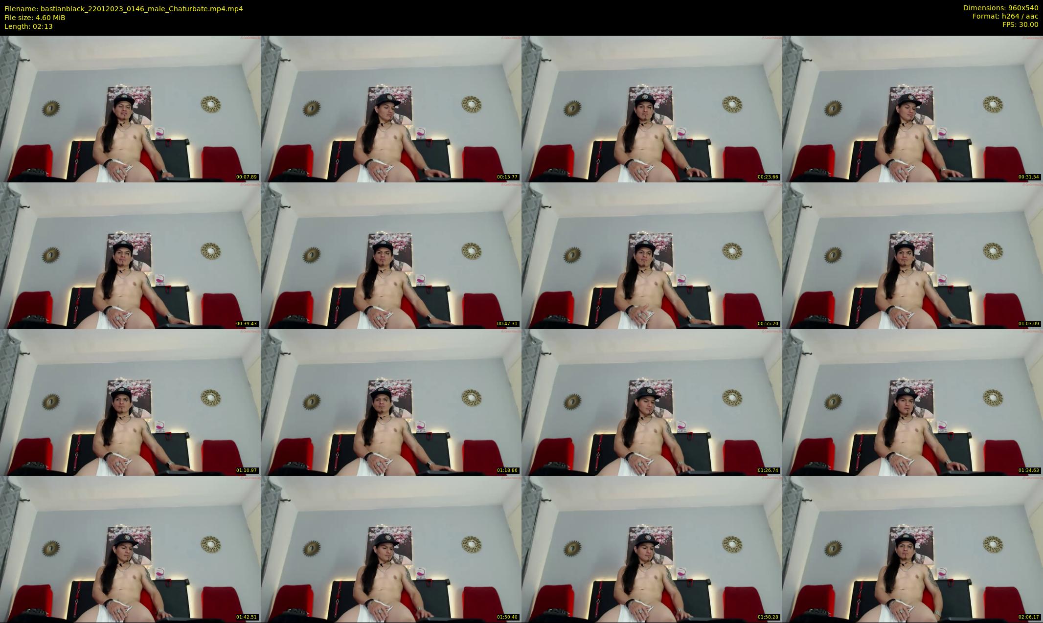 bastianblack — 3 minute Chaturbate male cam show recording, 480p, Jan 22, 2023