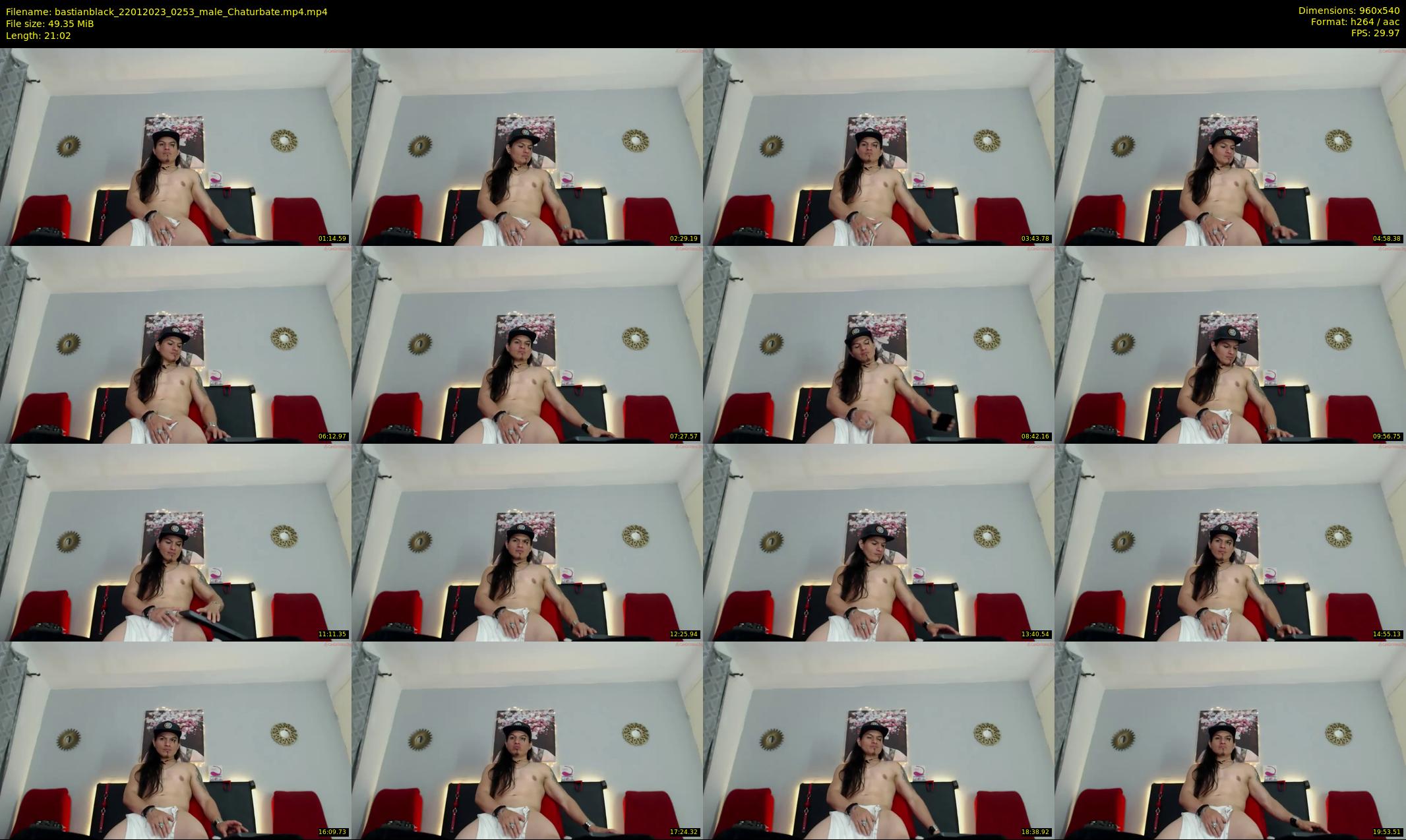 bastianblack — 22 minute Chaturbate male cam show recording, 480p, Jan 22, 2023