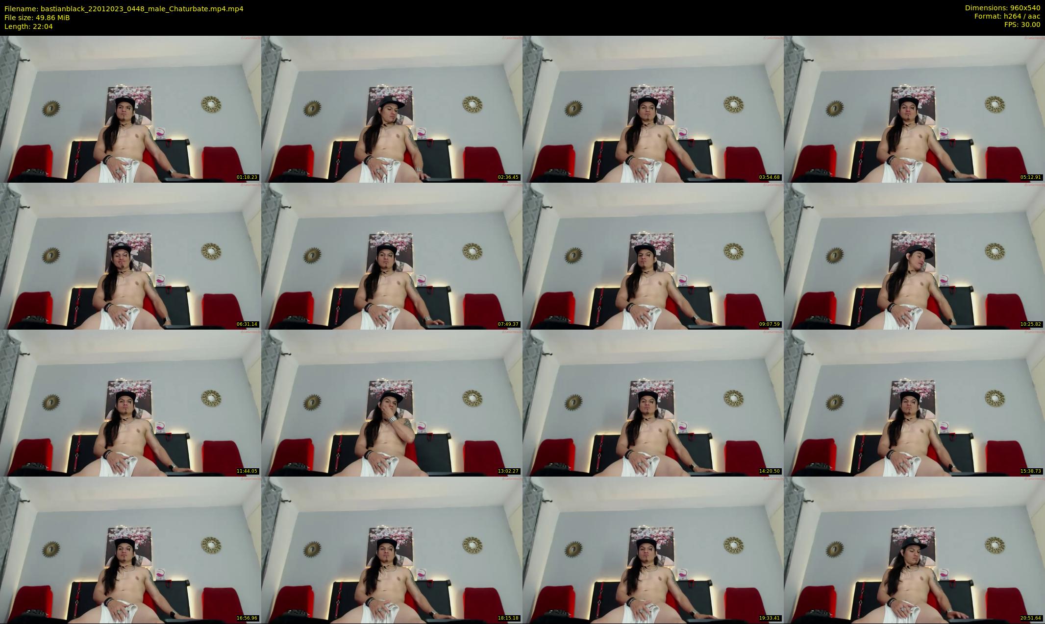 bastianblack — 23 minute Chaturbate male cam show recording, 480p, Jan 22, 2023