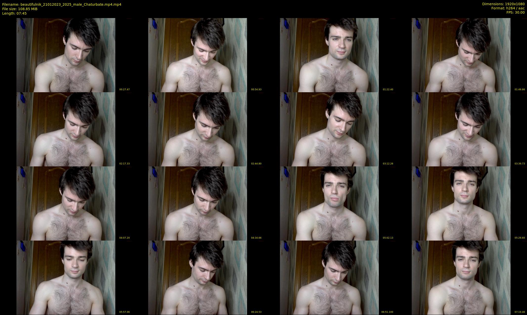 beautifulnik — 8 minute Chaturbate male cam show recording, 1080p, Jan 21, 2023