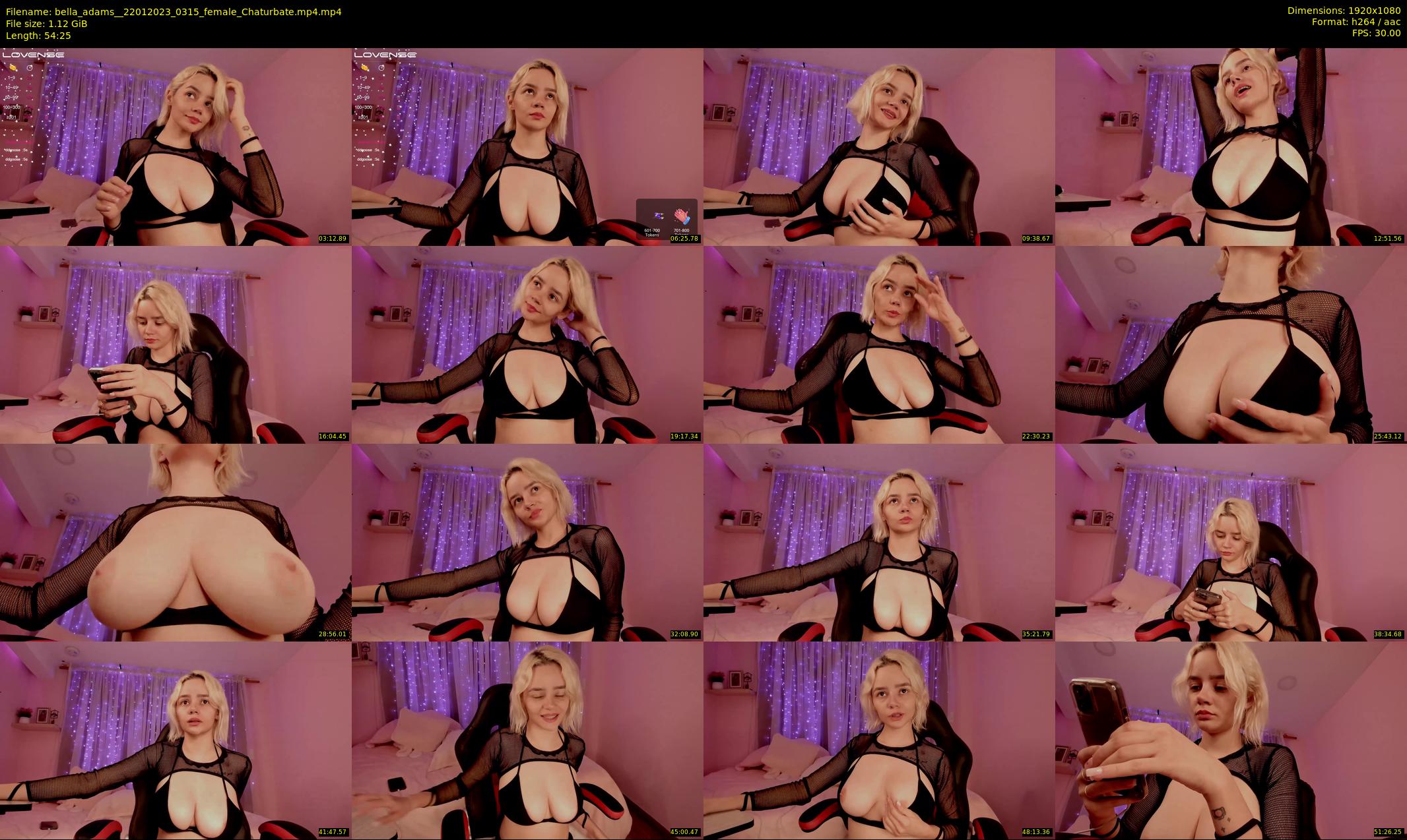 bella_adams_ — 55 minute Chaturbate female cam show recording, 1080p, Jan 22, 2023
