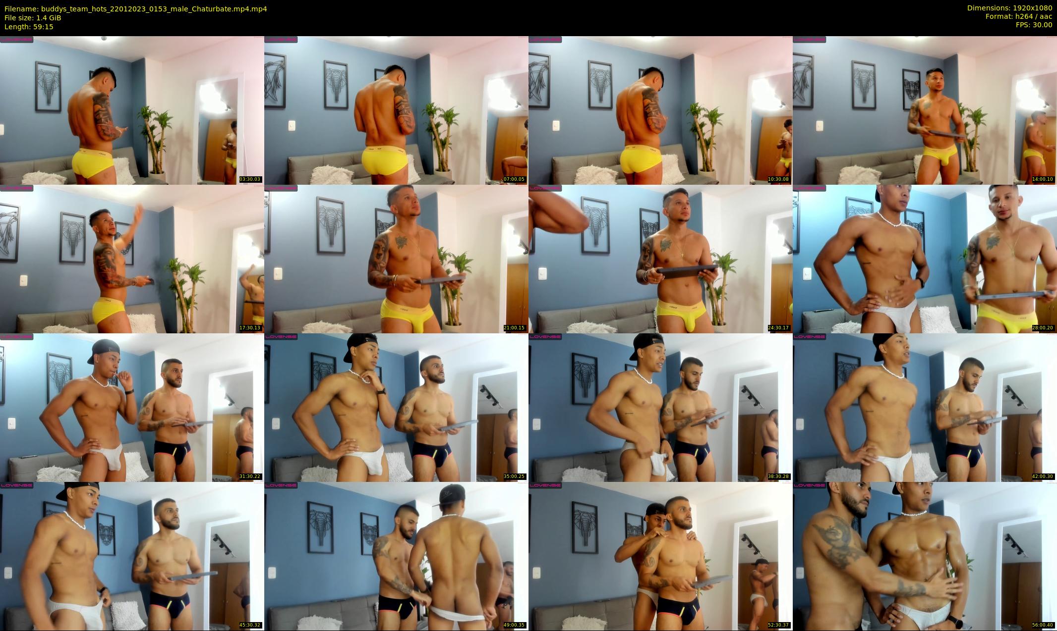 buddys_team_hots — 60 minute Chaturbate couple cam show recording, 1080p, Jan 22, 2023