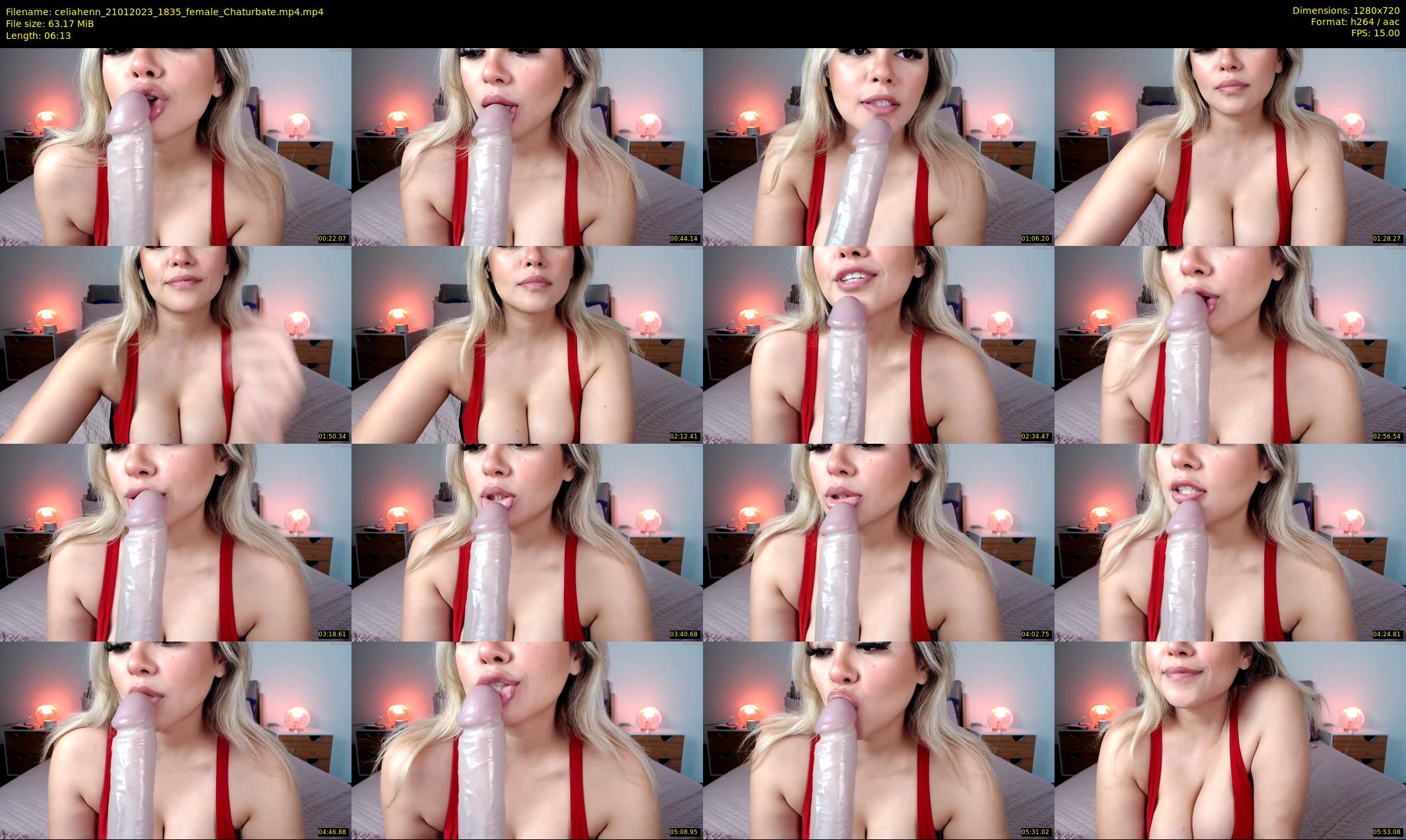 celiahenn — 7 minute Chaturbate female cam show recording, 720p, Jan 21, 2023