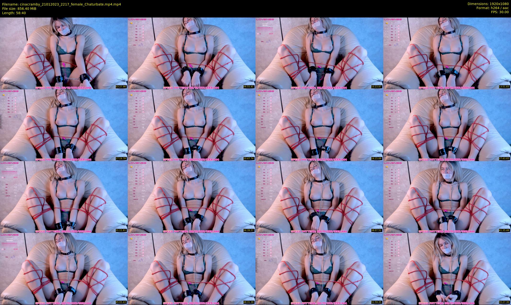 cinacramby — 59 minute Chaturbate female cam show recording, 1080p, Jan 21, 2023
