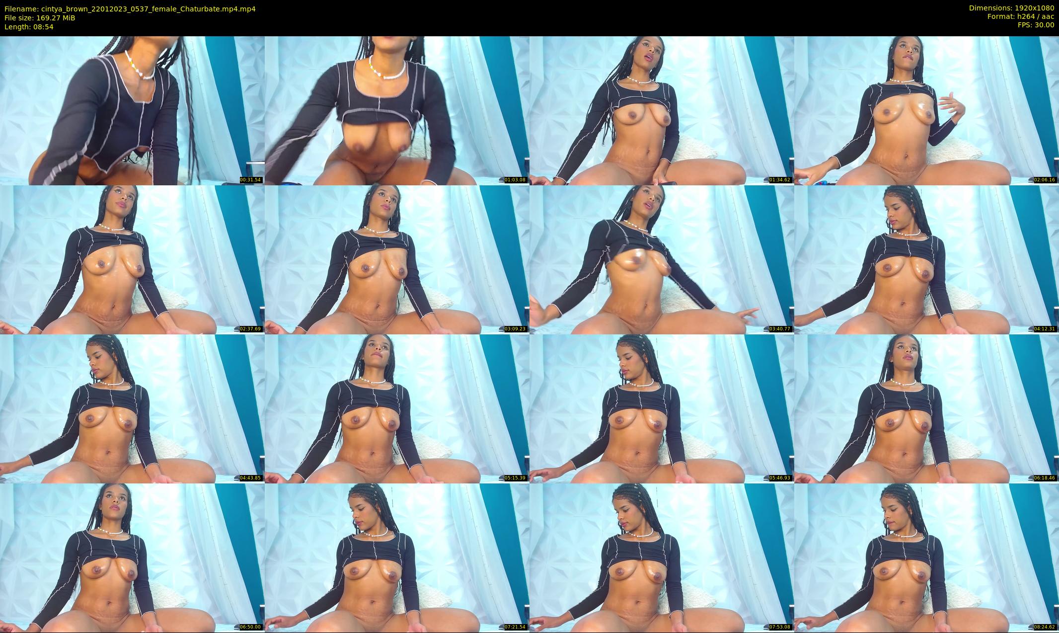 cintya_brown — 9 minute Chaturbate female cam show recording, 1080p, Jan 22, 2023