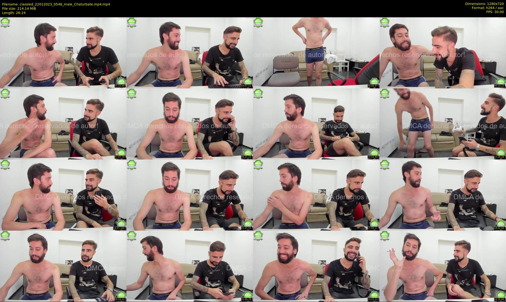 classied — 27 minute Chaturbate male cam show recording, 720p, Jan 22, 2023
