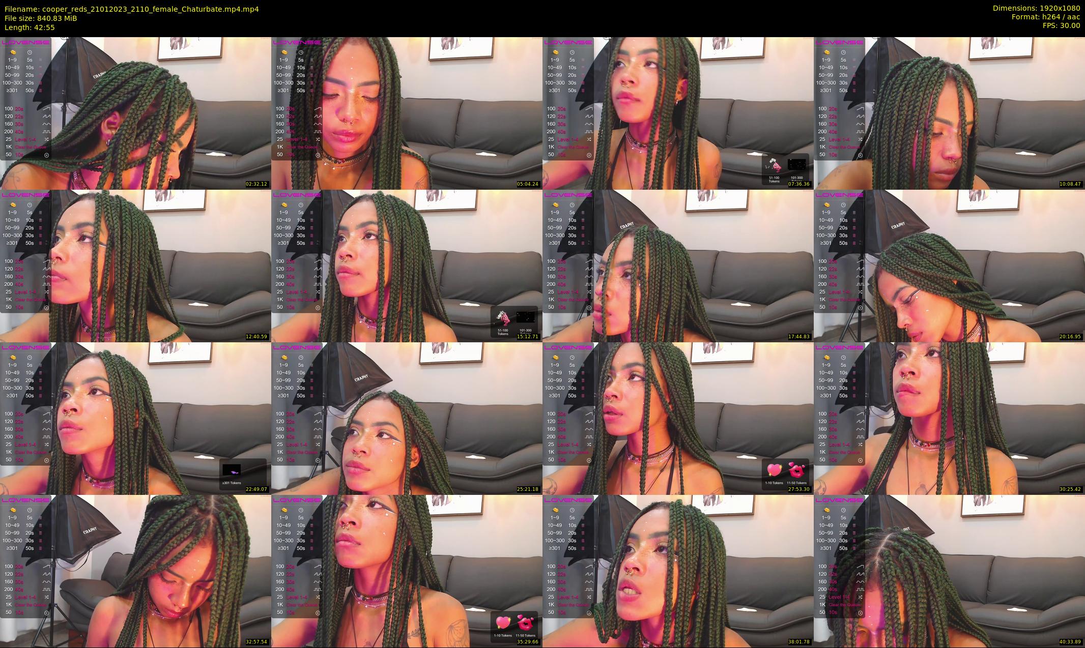 cooper_reds — 43 minute Chaturbate female cam show recording, 1080p, Jan 21, 2023