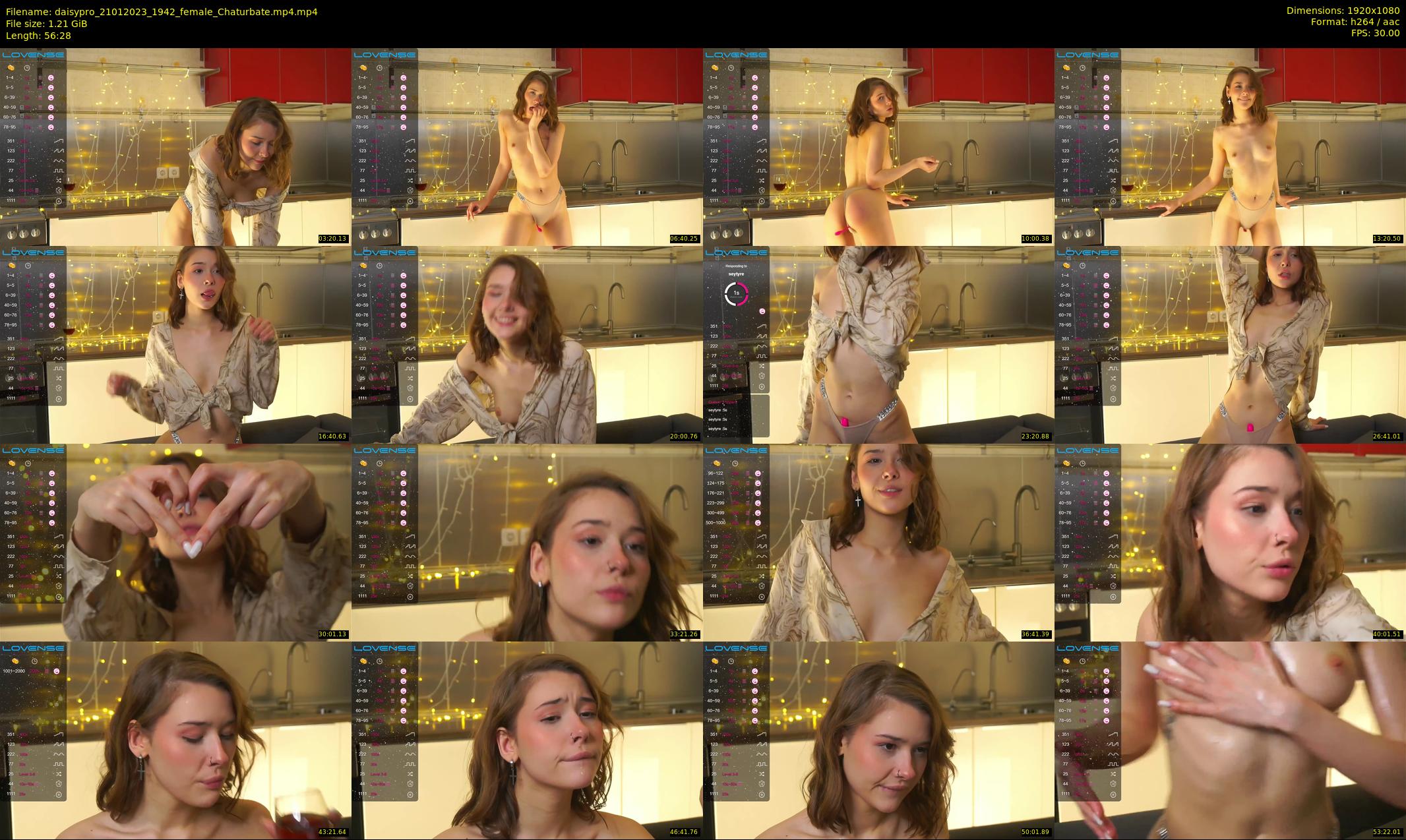daisypro — 57 minute Chaturbate couple cam show recording, 1080p, Jan 21, 2023