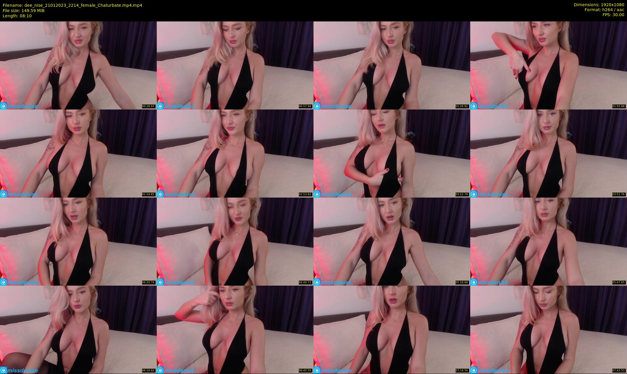 dee_nise — 9 minute Chaturbate female cam show recording, 1080p, Jan 21, 2023