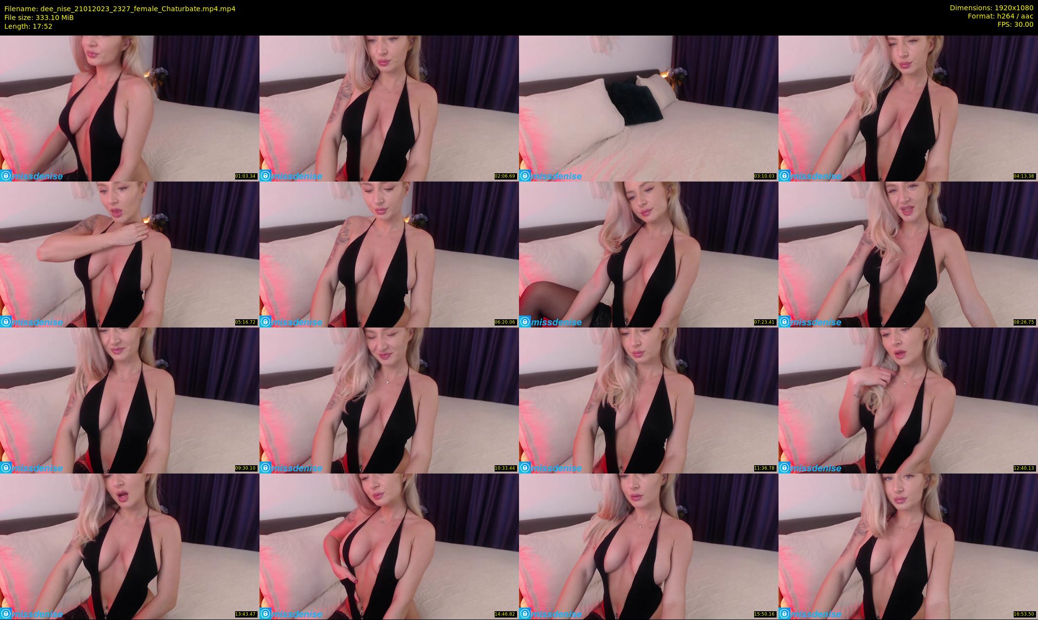 dee_nise — 18 minute Chaturbate female cam show recording, 1080p, Jan 21, 2023