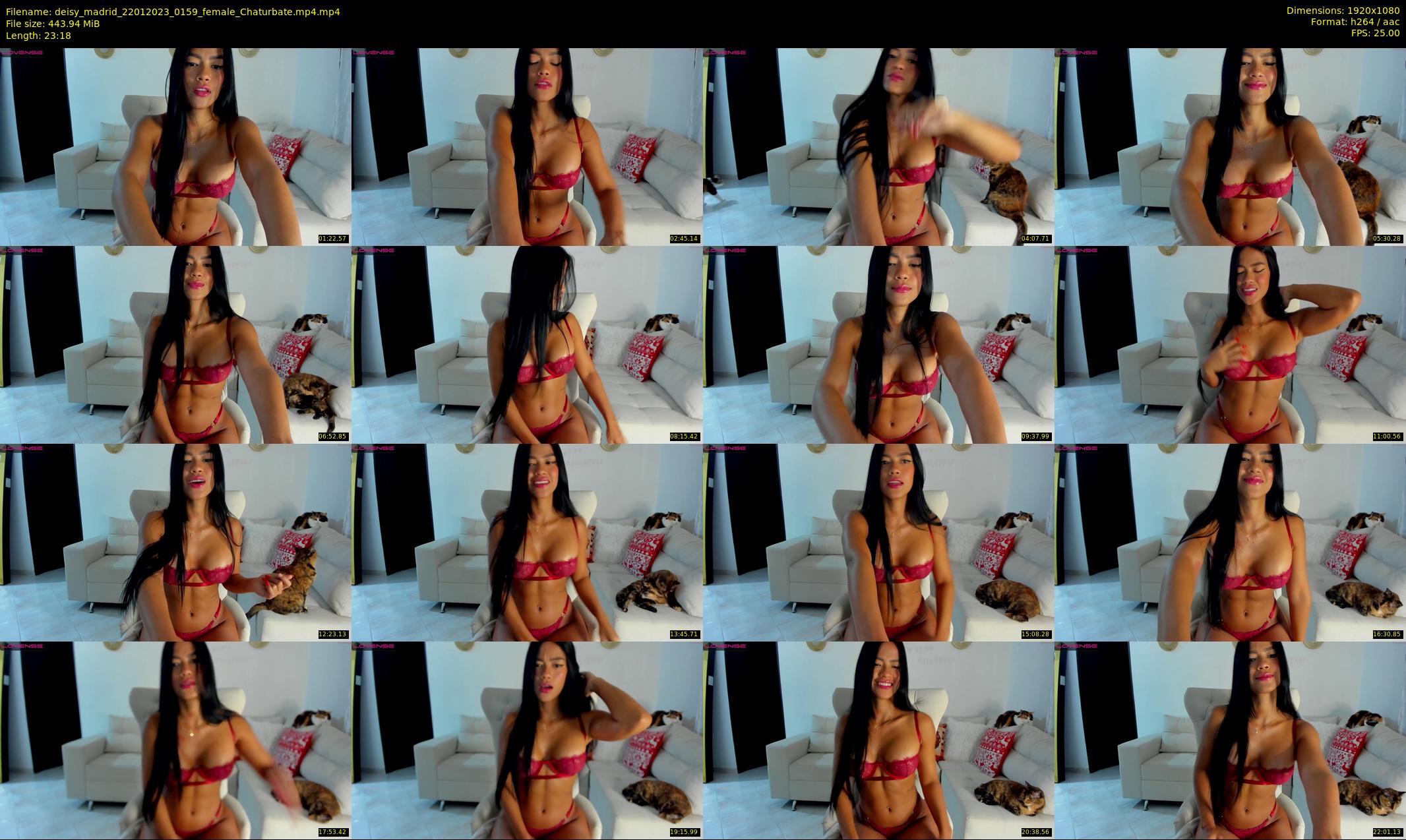 deisy_madrid — 24 minute Chaturbate female cam show recording, 1080p, Jan 22, 2023
