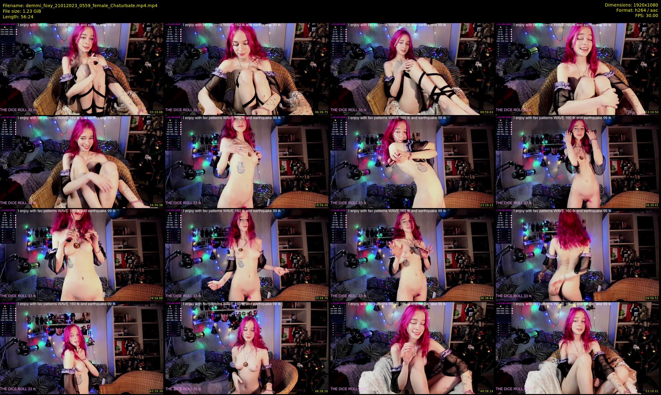 demmi_foxy — 57 minute Chaturbate couple cam show recording, 1080p, Jan 21, 2023