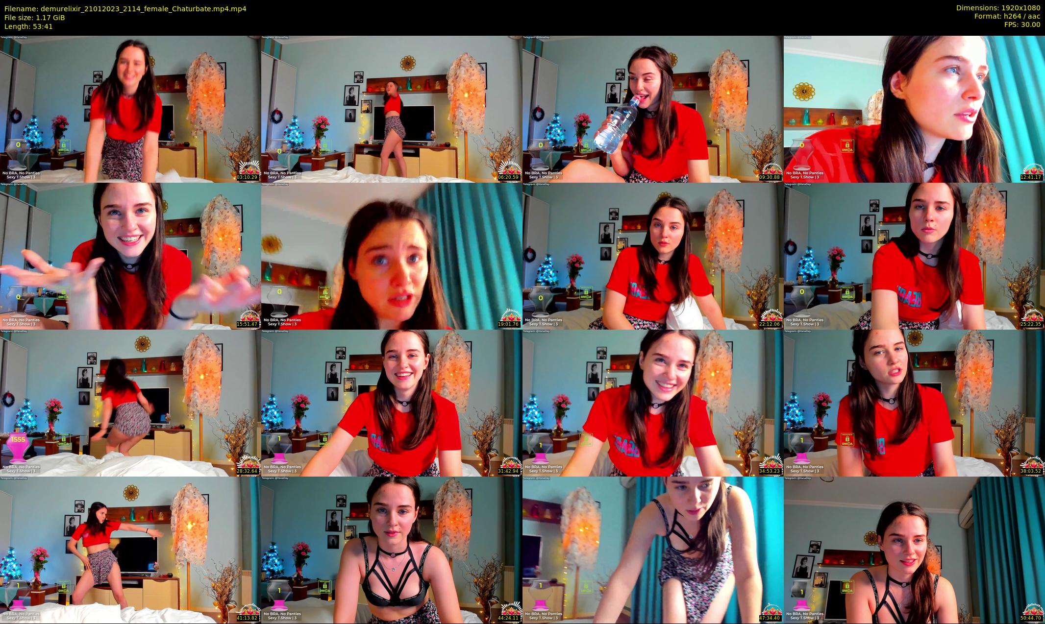 demurelixir — 54 minute Chaturbate female cam show recording, 1080p, Jan 21, 2023