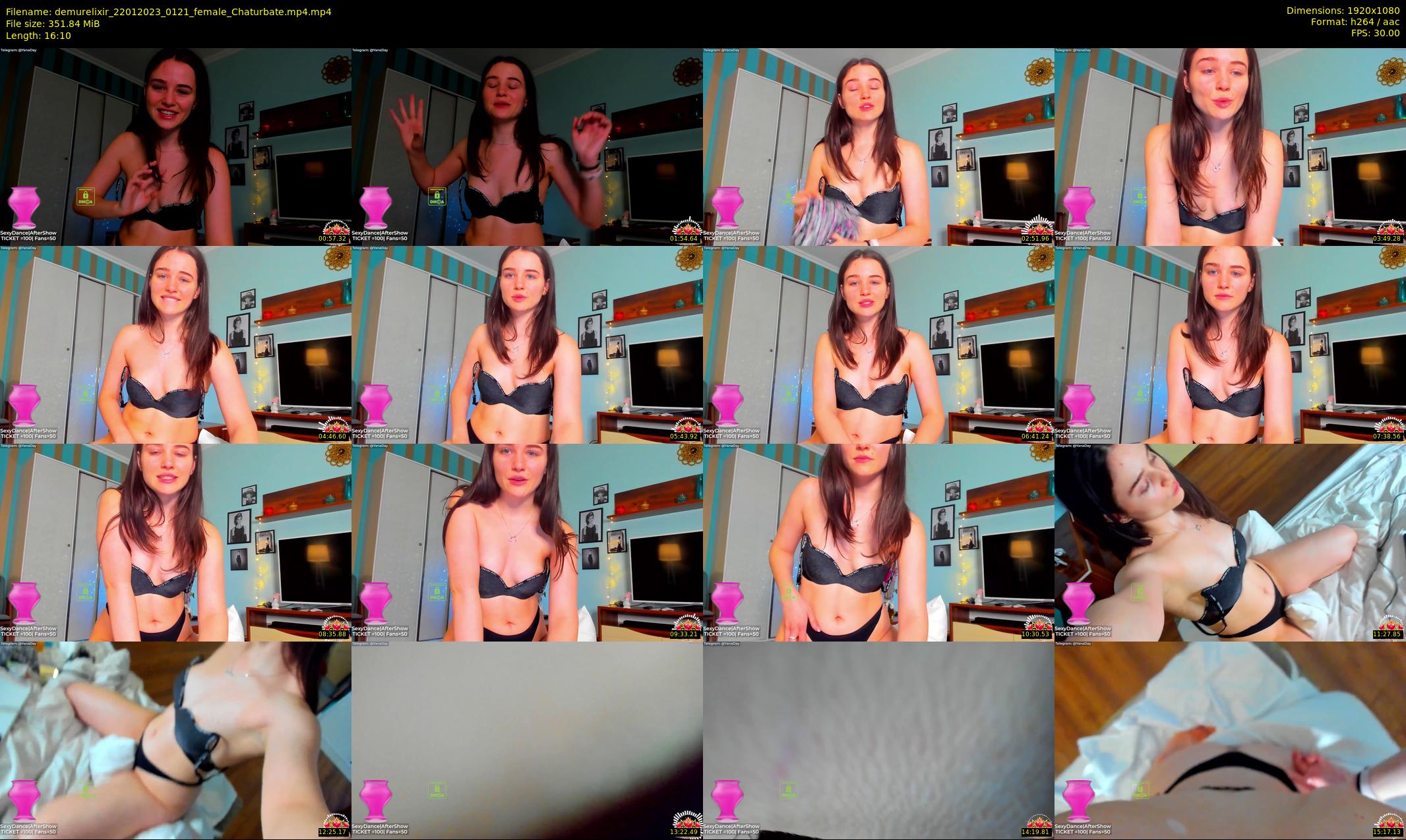 demurelixir — 17 minute Chaturbate female cam show recording, 1080p, Jan 22, 2023