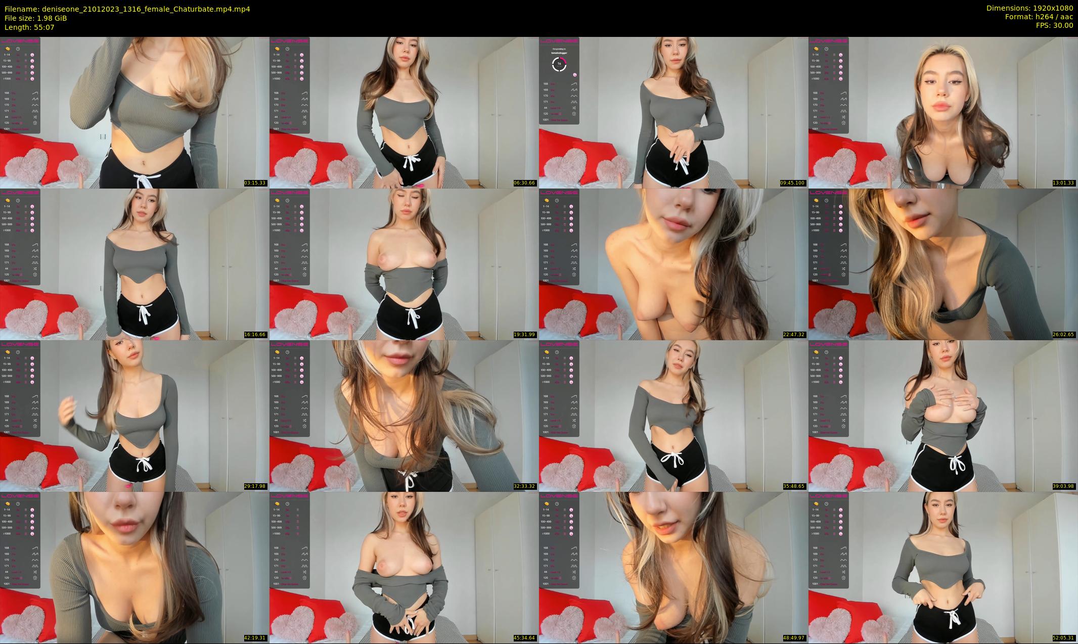 deniseone — 56 minute Chaturbate female cam show recording, 1080p, Jan 21, 2023