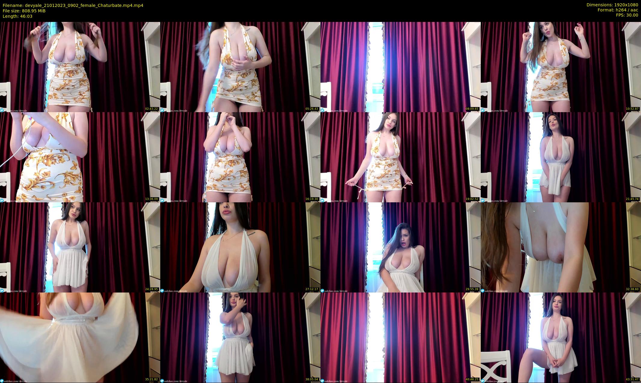 devyale — 47 minute Chaturbate female cam show recording, 1080p, Jan 21, 2023
