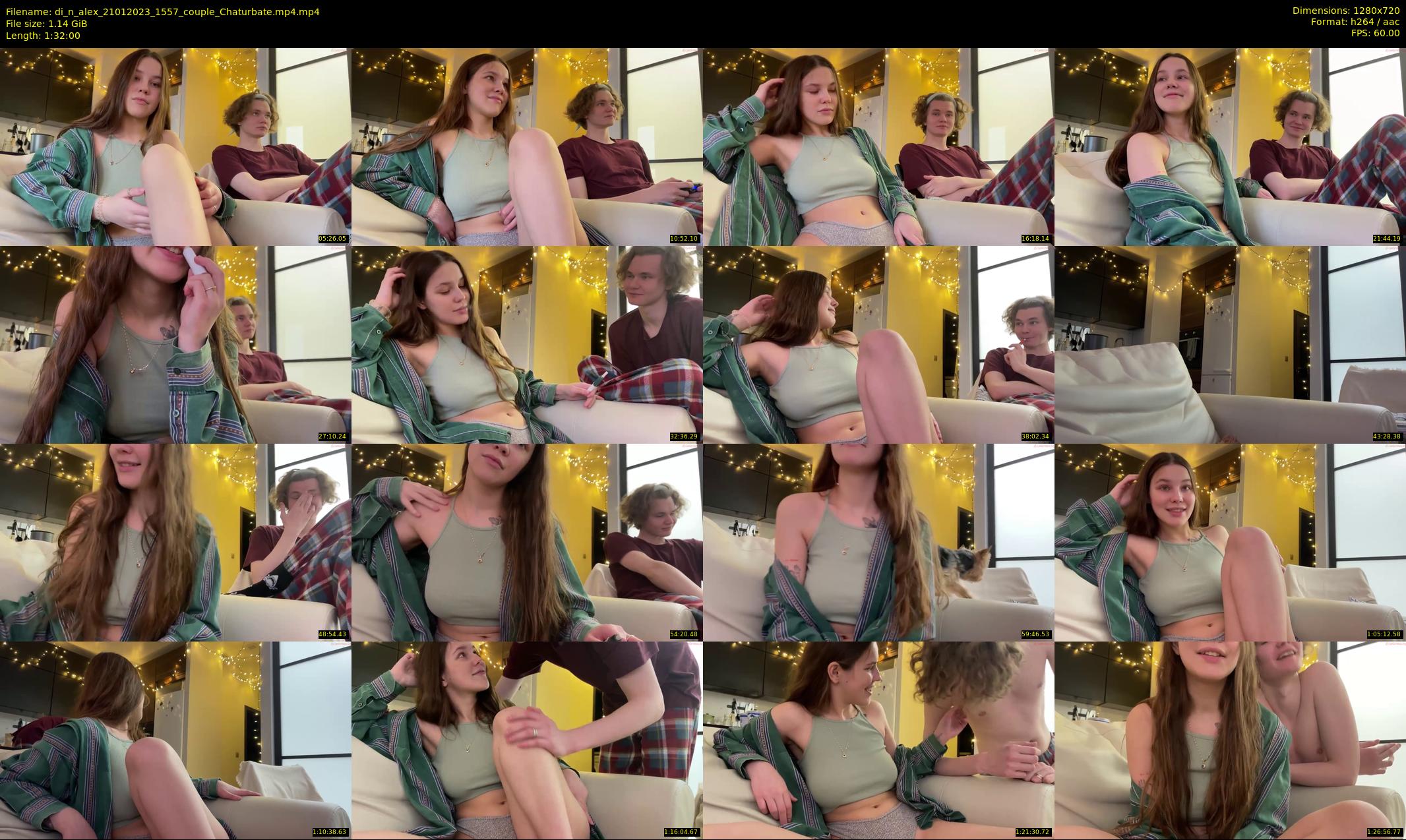 di_n_alex — 92 minute Chaturbate couple cam show recording, 720p, Jan 21, 2023
