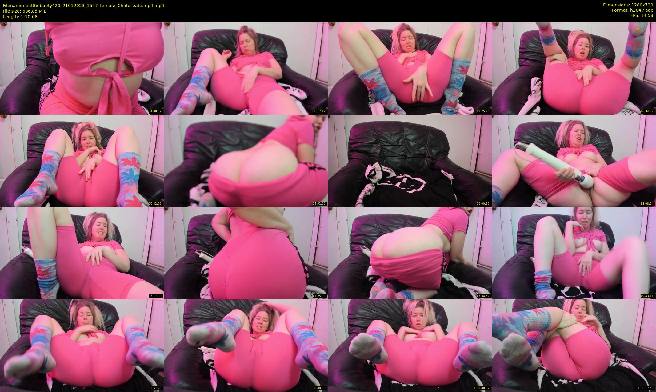 eatthebooty420 — 71 minute Chaturbate female cam show recording, 720p, Jan 21, 2023