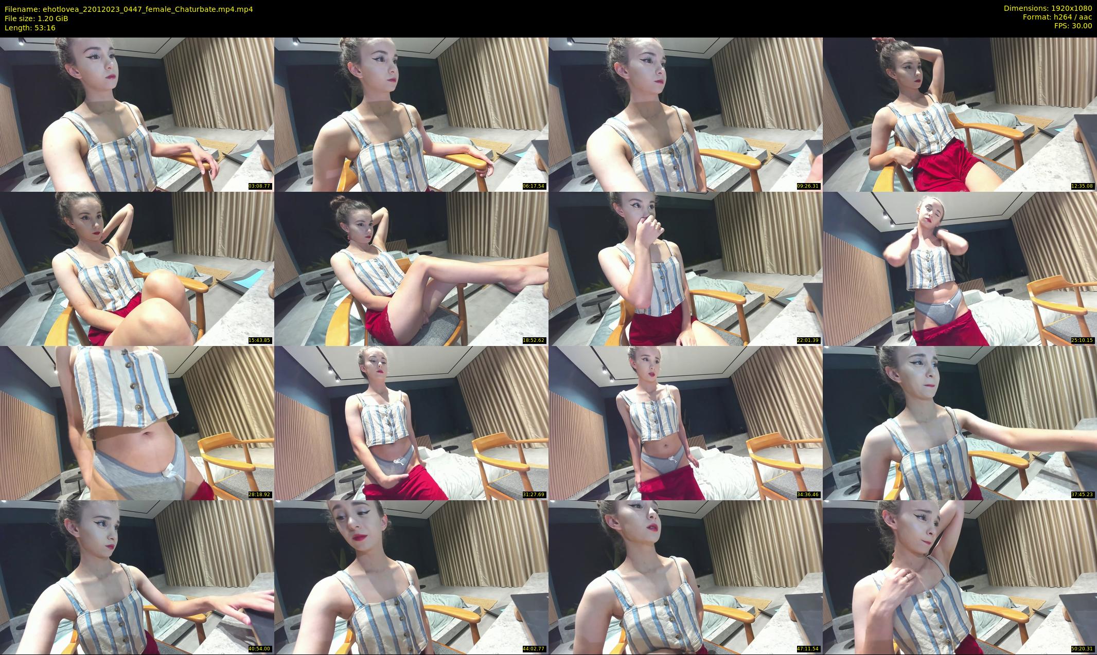 ehotlovea — 54 minute Chaturbate female cam show recording, 1080p, Jan 22, 2023