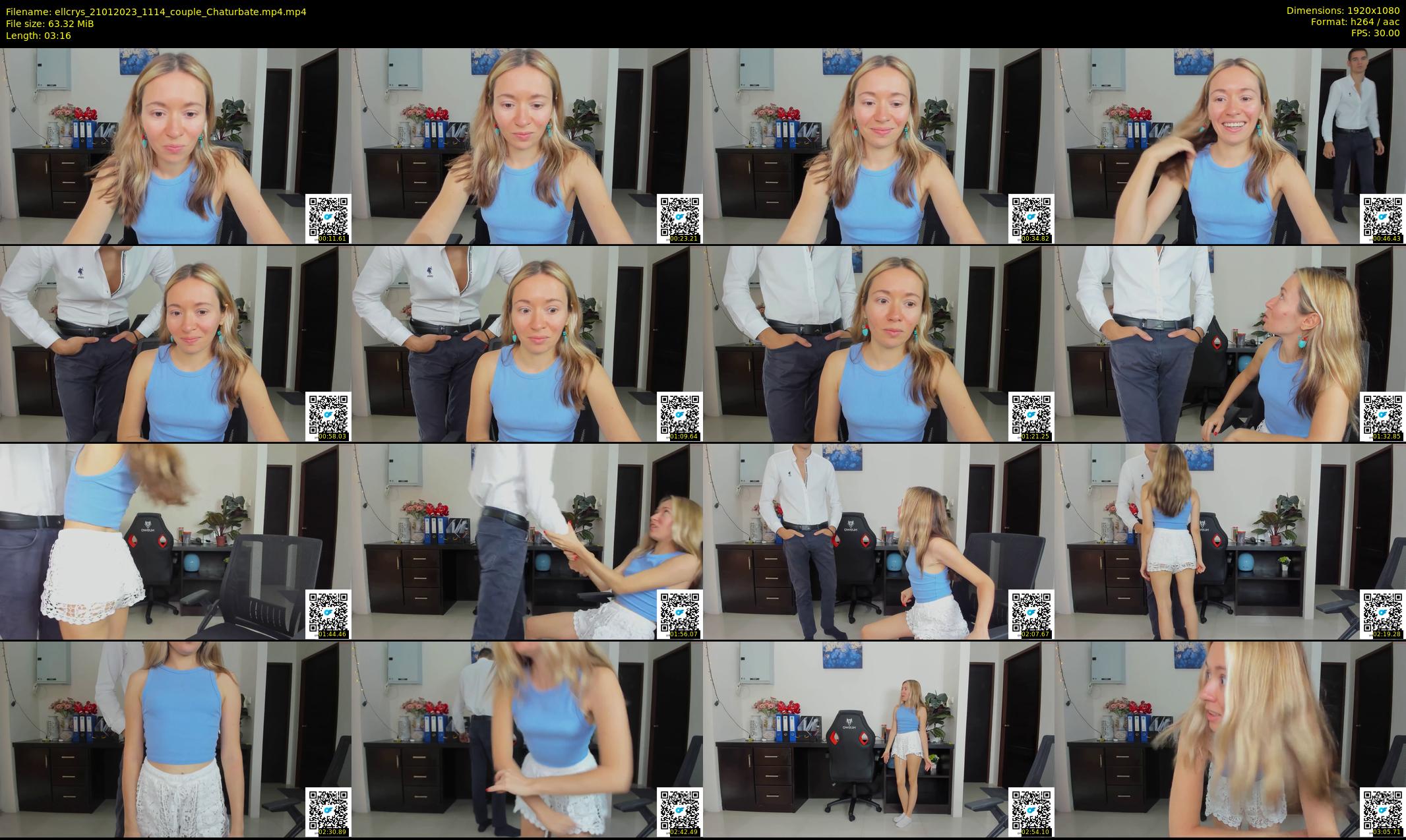 ellcrys — 4 minute Chaturbate couple cam show recording, 1080p, Jan 21, 2023