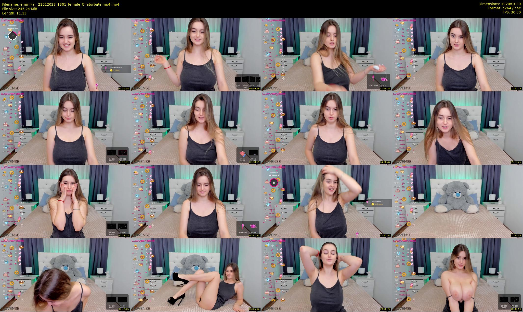 emmika_ — 12 minute Chaturbate female cam show recording, 1080p, Jan 21, 2023