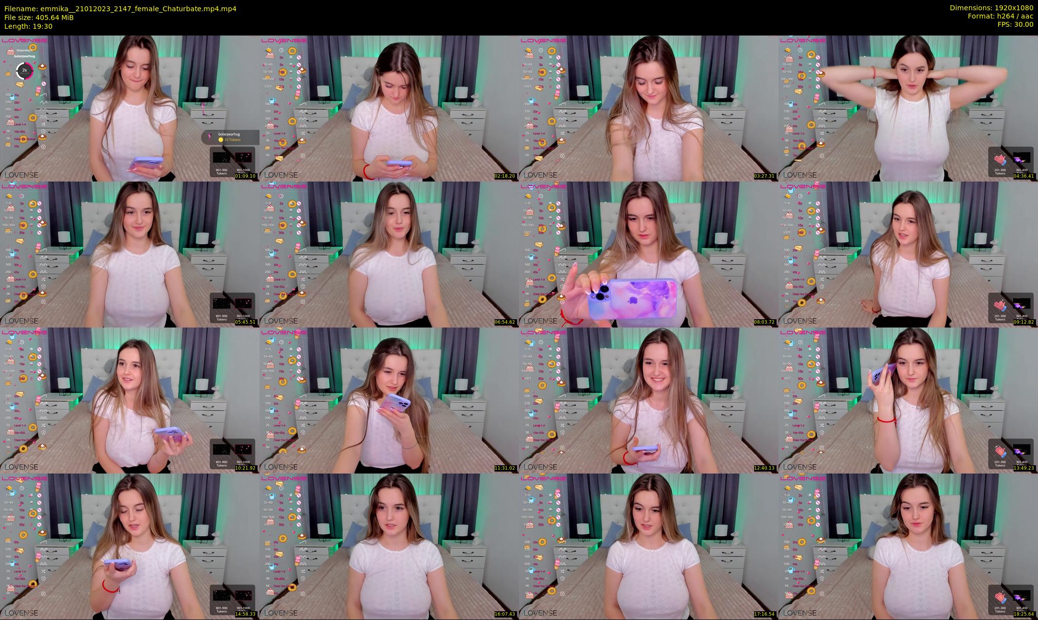 emmika_ — 20 minute Chaturbate female cam show recording, 1080p, Jan 21, 2023