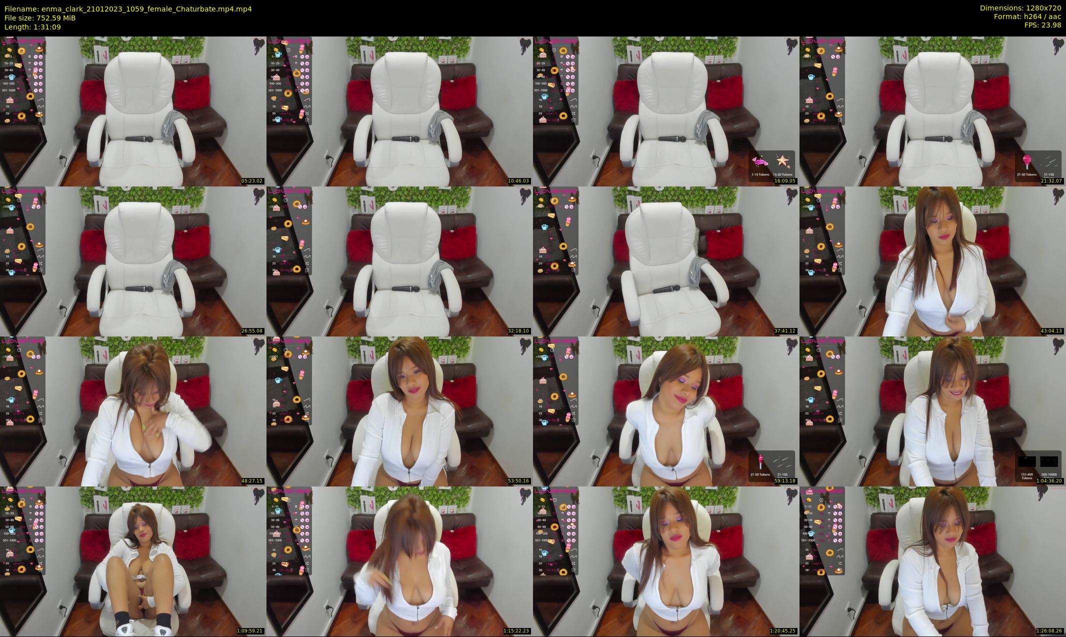 enma_clark — 92 minute Chaturbate female cam show recording, 720p, Jan 21, 2023