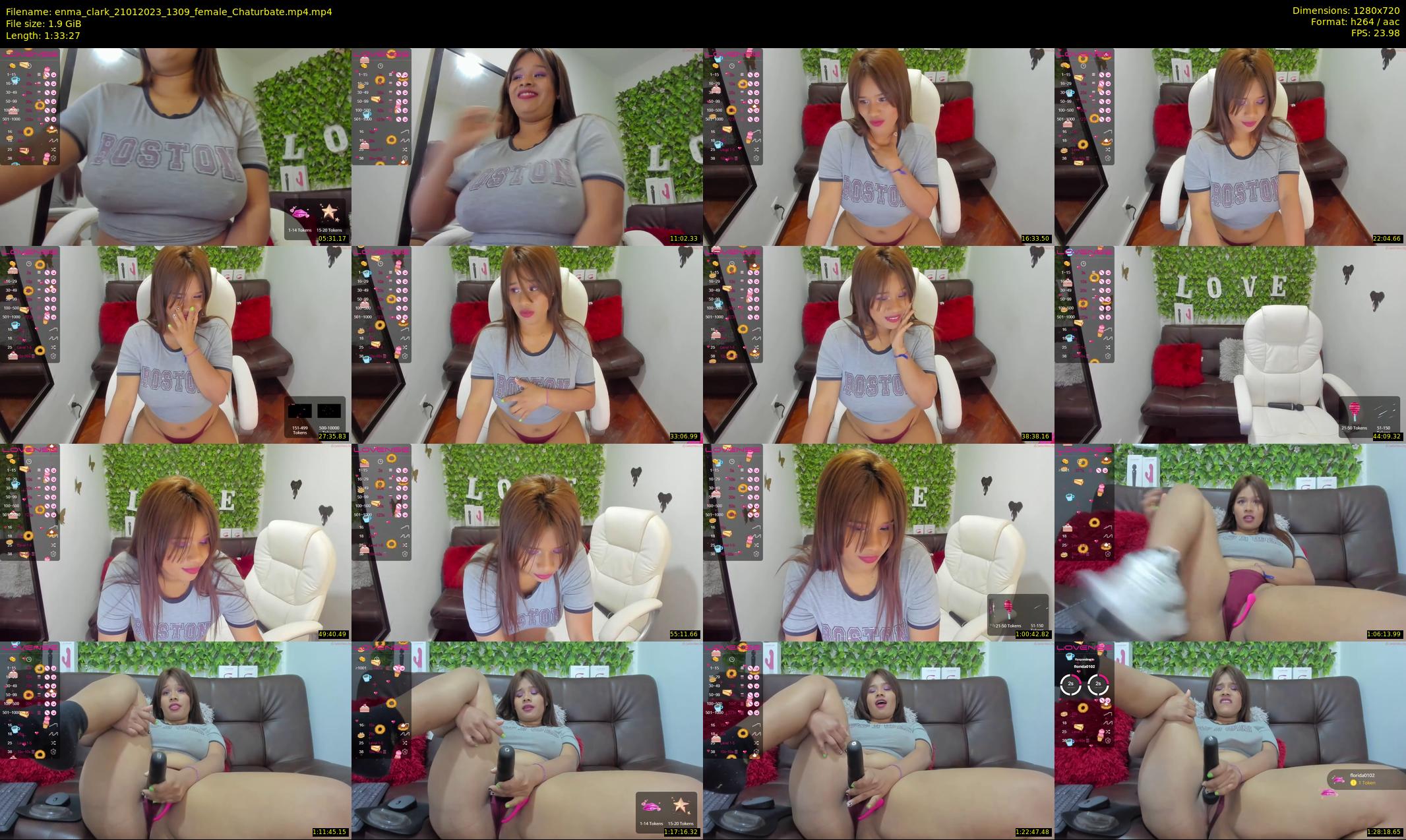 enma_clark — 94 minute Chaturbate female cam show recording, 720p, Jan 21, 2023