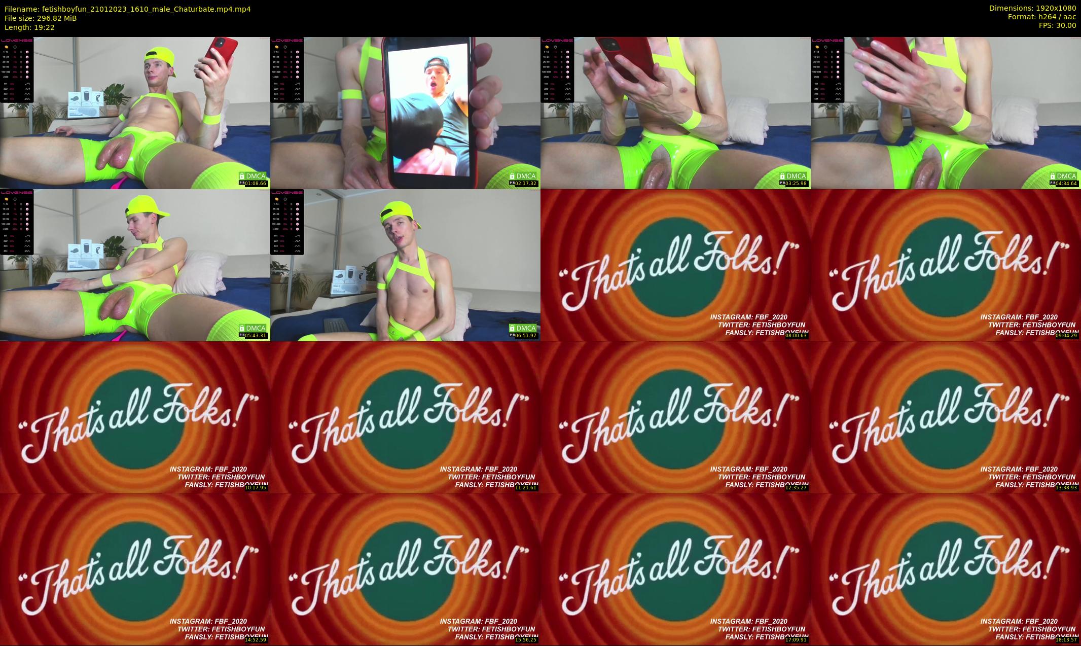 fetishboyfun — 20 minute Chaturbate male cam show recording, 1080p, Jan 21, 2023