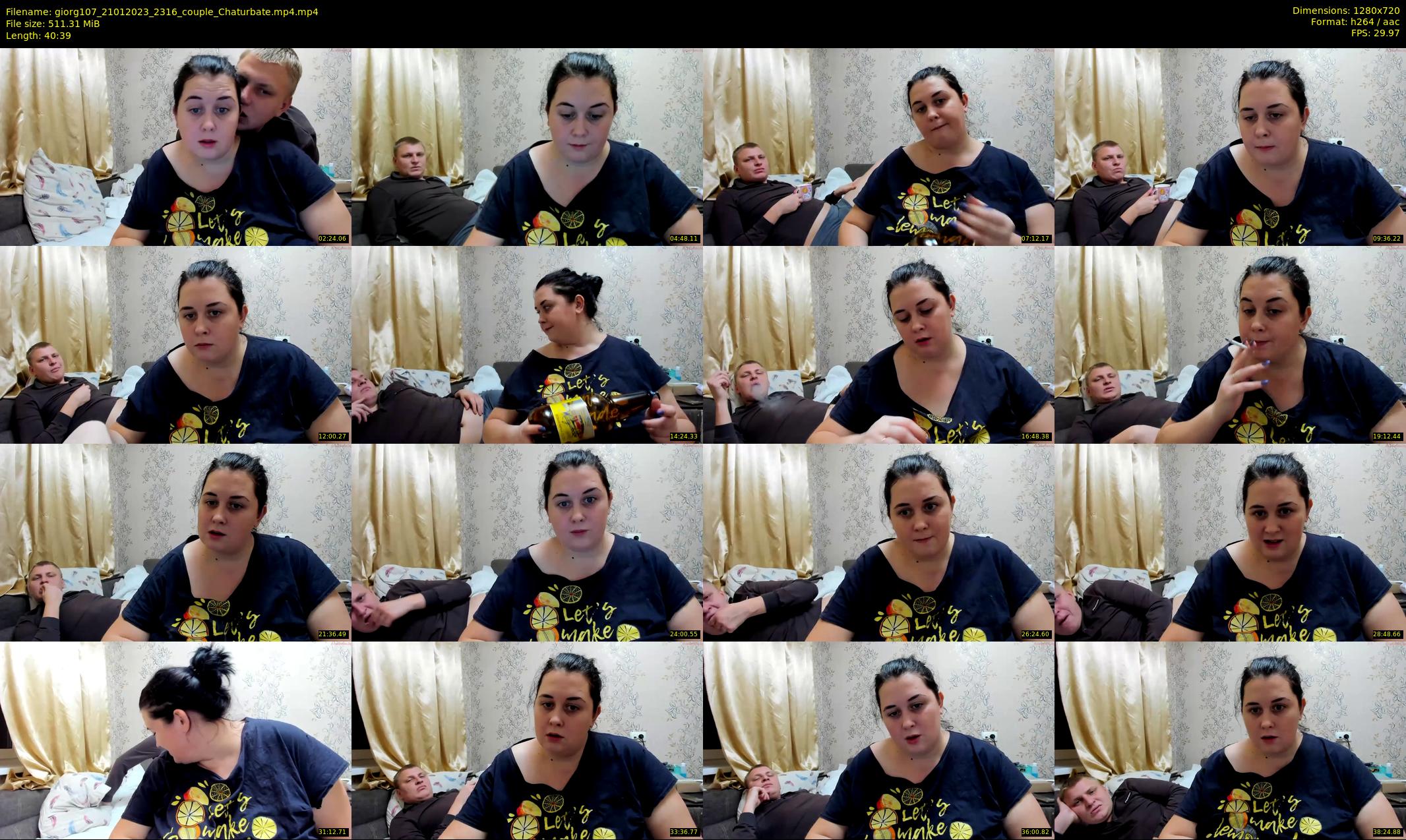 giorg107 — 41 minute Chaturbate couple cam show recording, 720p, Jan 21, 2023