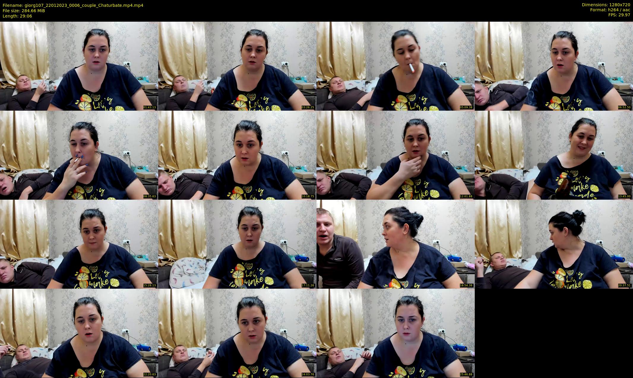 giorg107 — 30 minute Chaturbate couple cam show recording, 720p, Jan 22, 2023