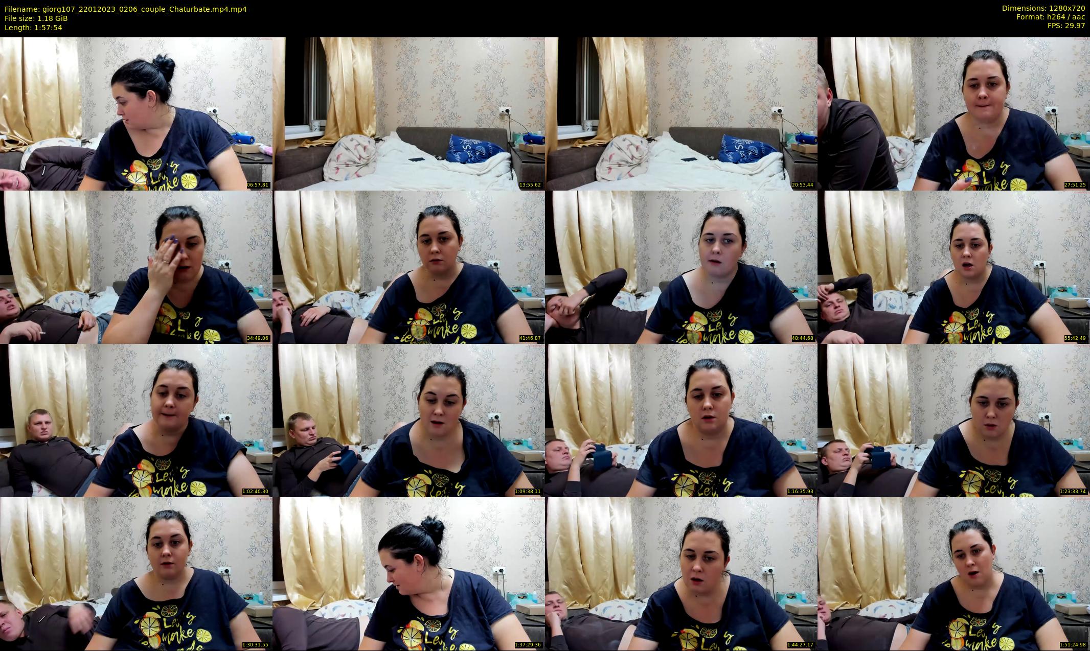 giorg107 — 118 minute Chaturbate couple cam show recording, 720p, Jan 22, 2023