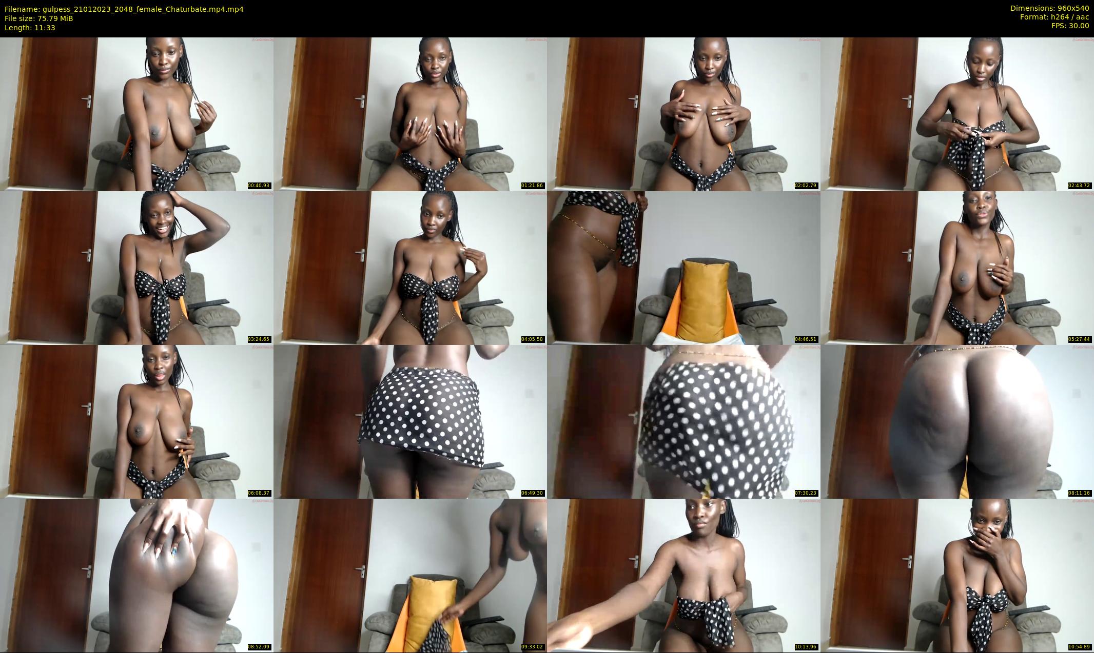 gulpess — 12 minute Chaturbate female cam show recording, 480p, Jan 21, 2023
