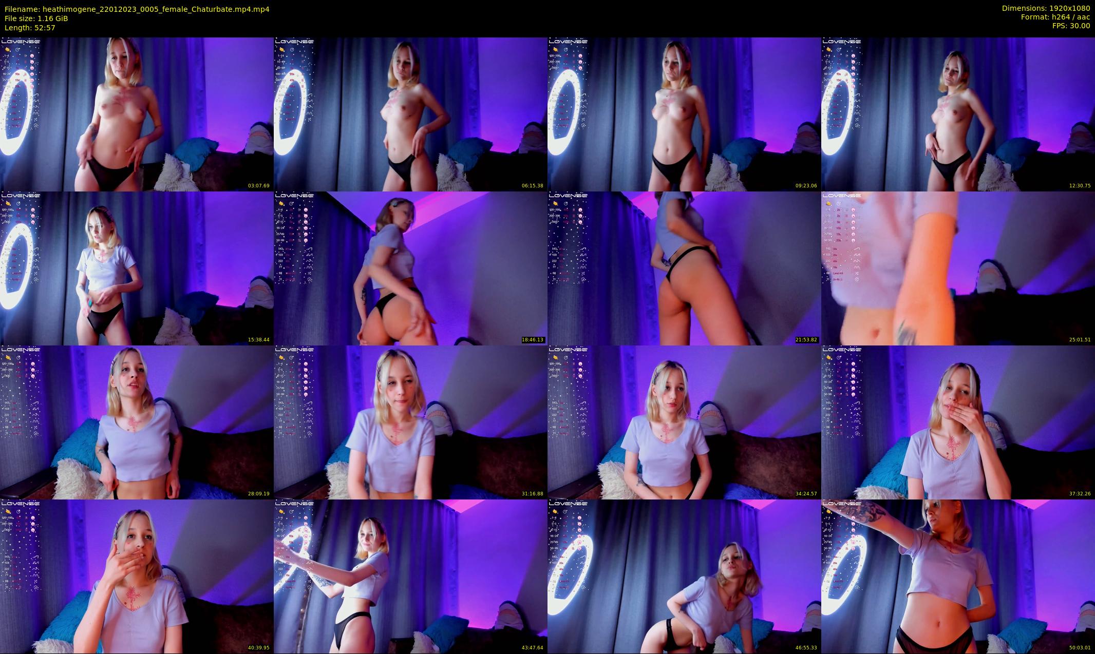heathimogene — 53 minute Chaturbate female cam show recording, 1080p, Jan 22, 2023