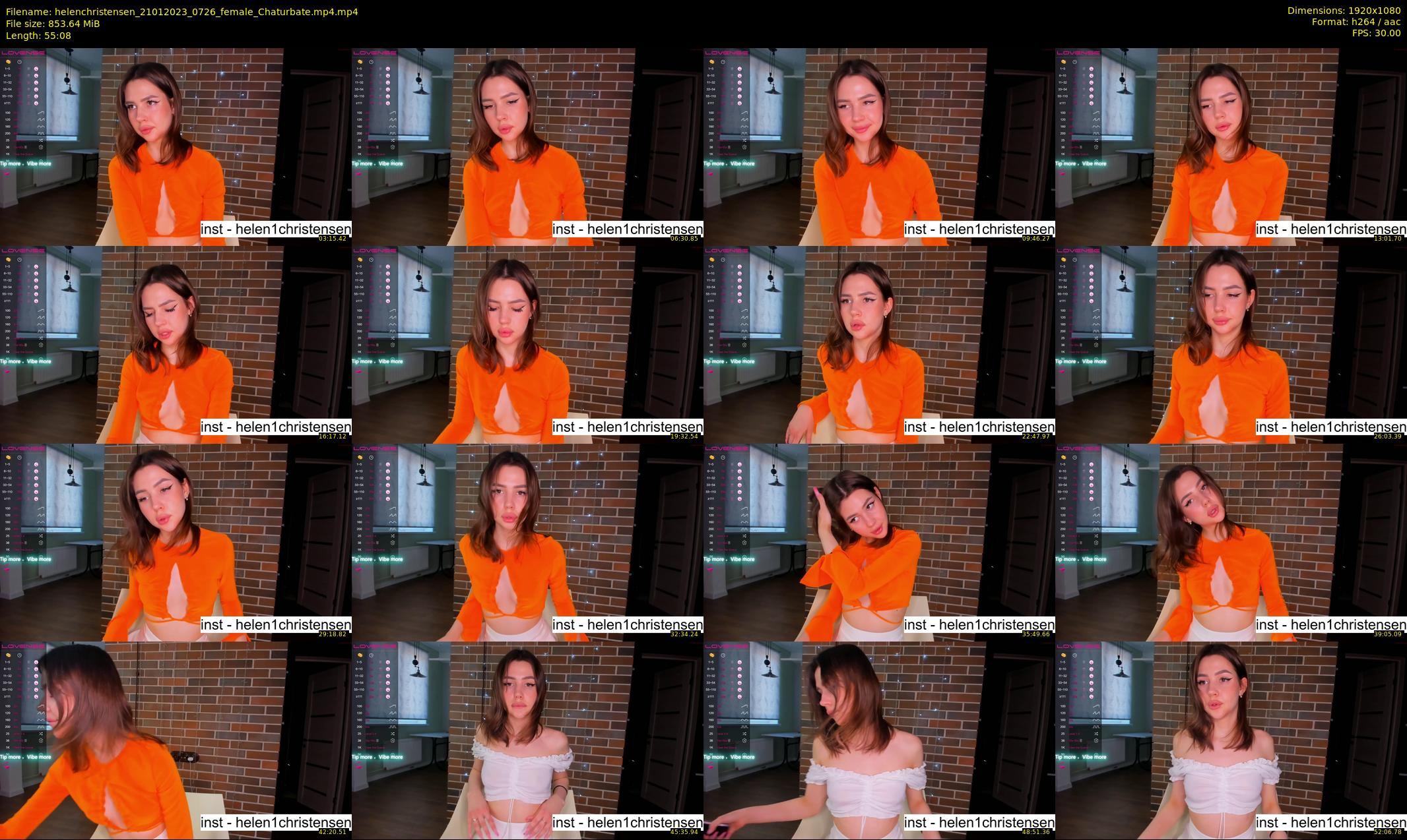 helenchristensen — 56 minute Chaturbate female cam show recording, 1080p, Jan 21, 2023