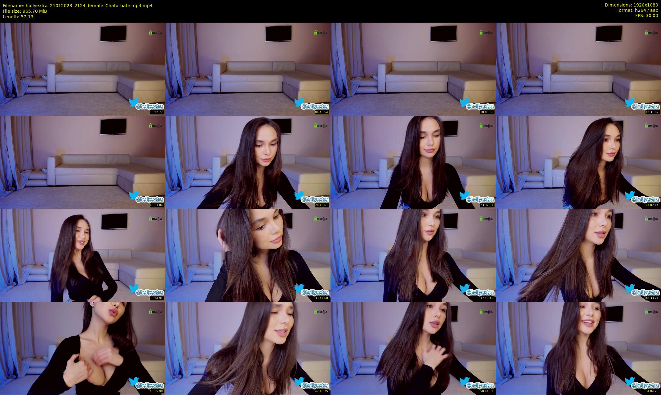 hollyextra — 58 minute Chaturbate female cam show recording, 1080p, Jan 21, 2023