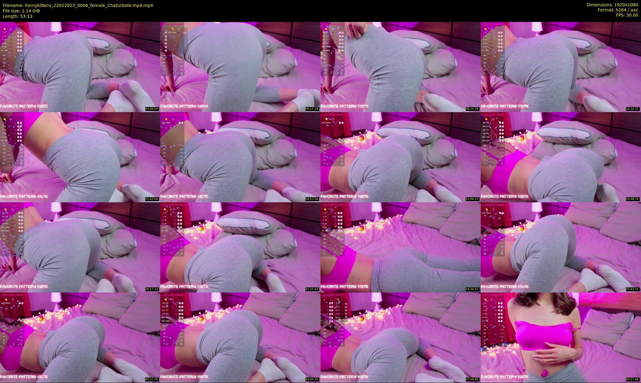 hornykittens — 54 minute Chaturbate couple cam show recording, 1080p, Jan 22, 2023