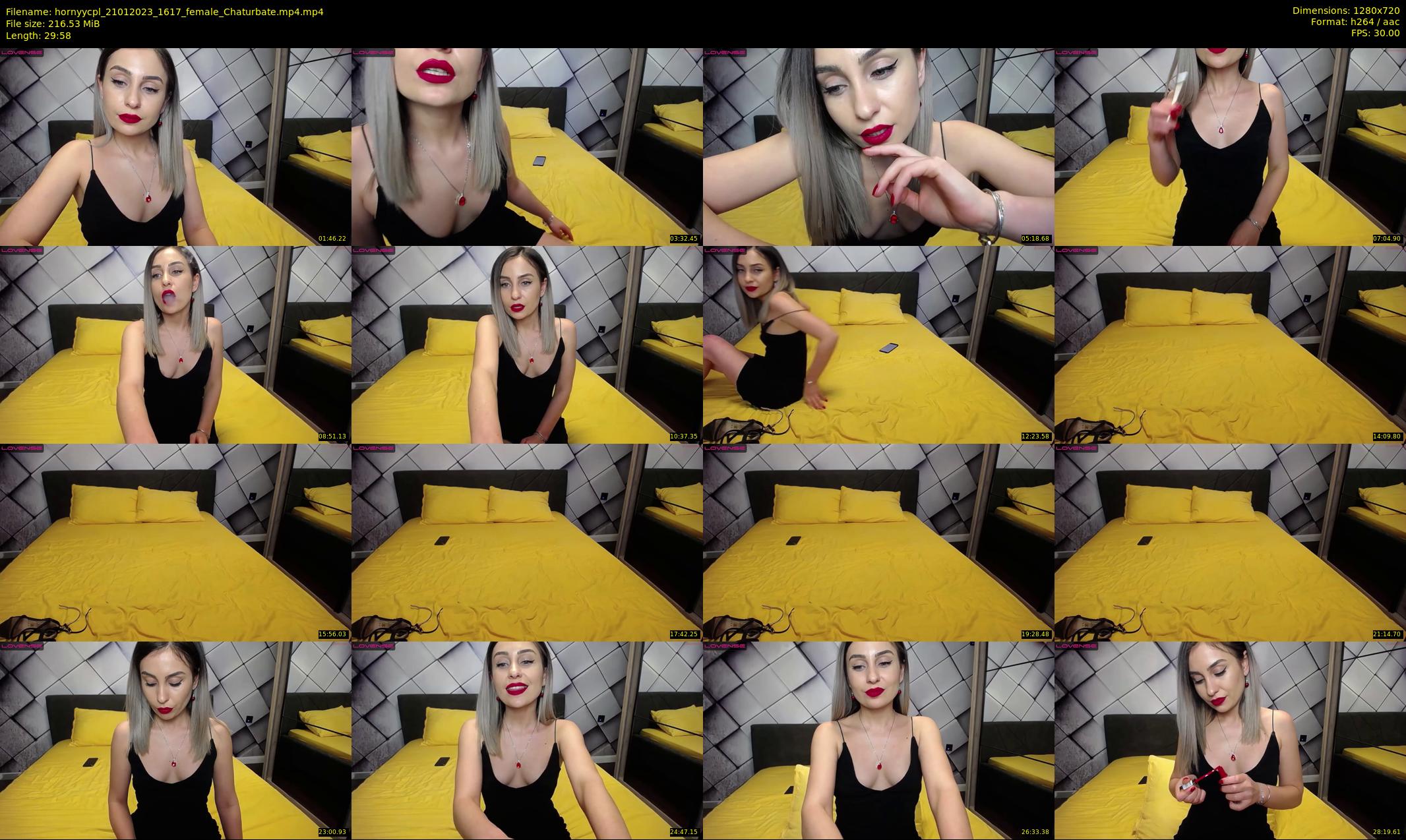 hornyycpl — 30 minute Chaturbate couple cam show recording, 720p, Jan 21, 2023