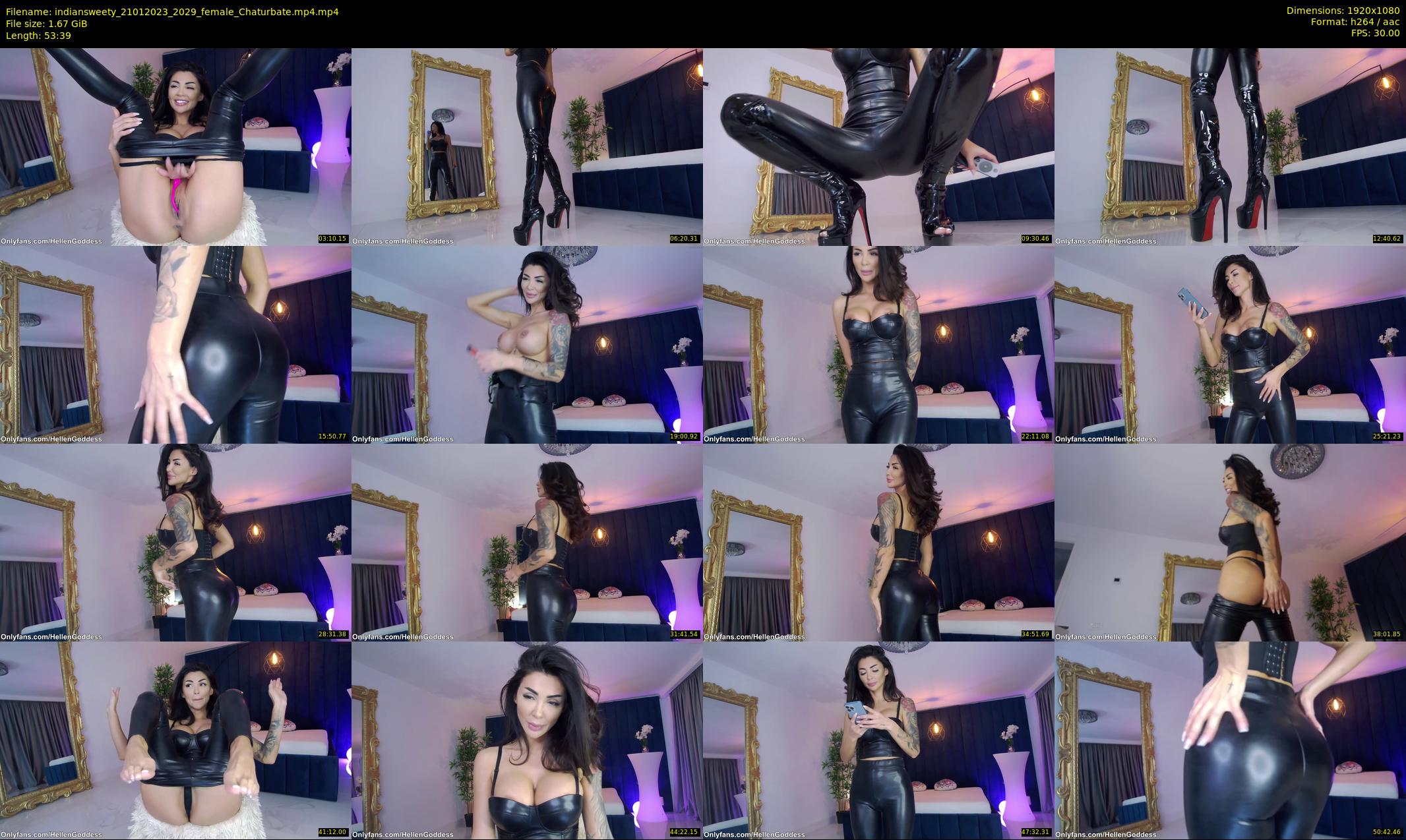 indiansweety — 54 minute Chaturbate female cam show recording, 1080p, Jan 21, 2023