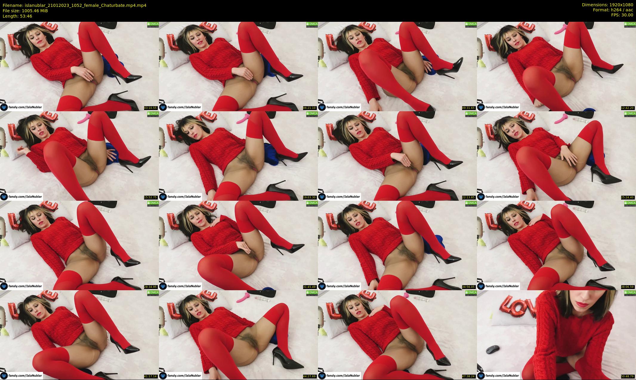 islanublar — 54 minute Chaturbate female cam show recording, 1080p, Jan 21, 2023