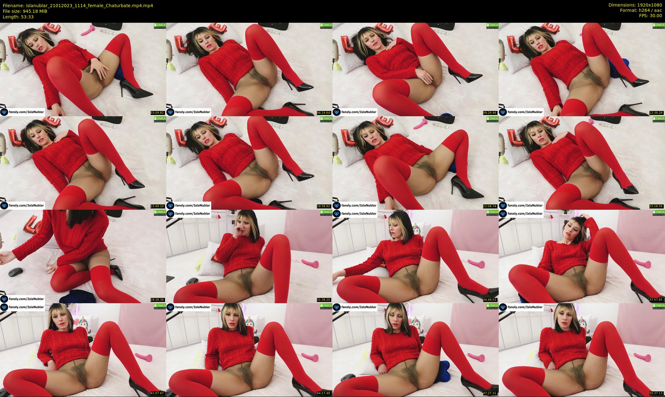 islanublar — 54 minute Chaturbate female cam show recording, 1080p, Jan 21, 2023