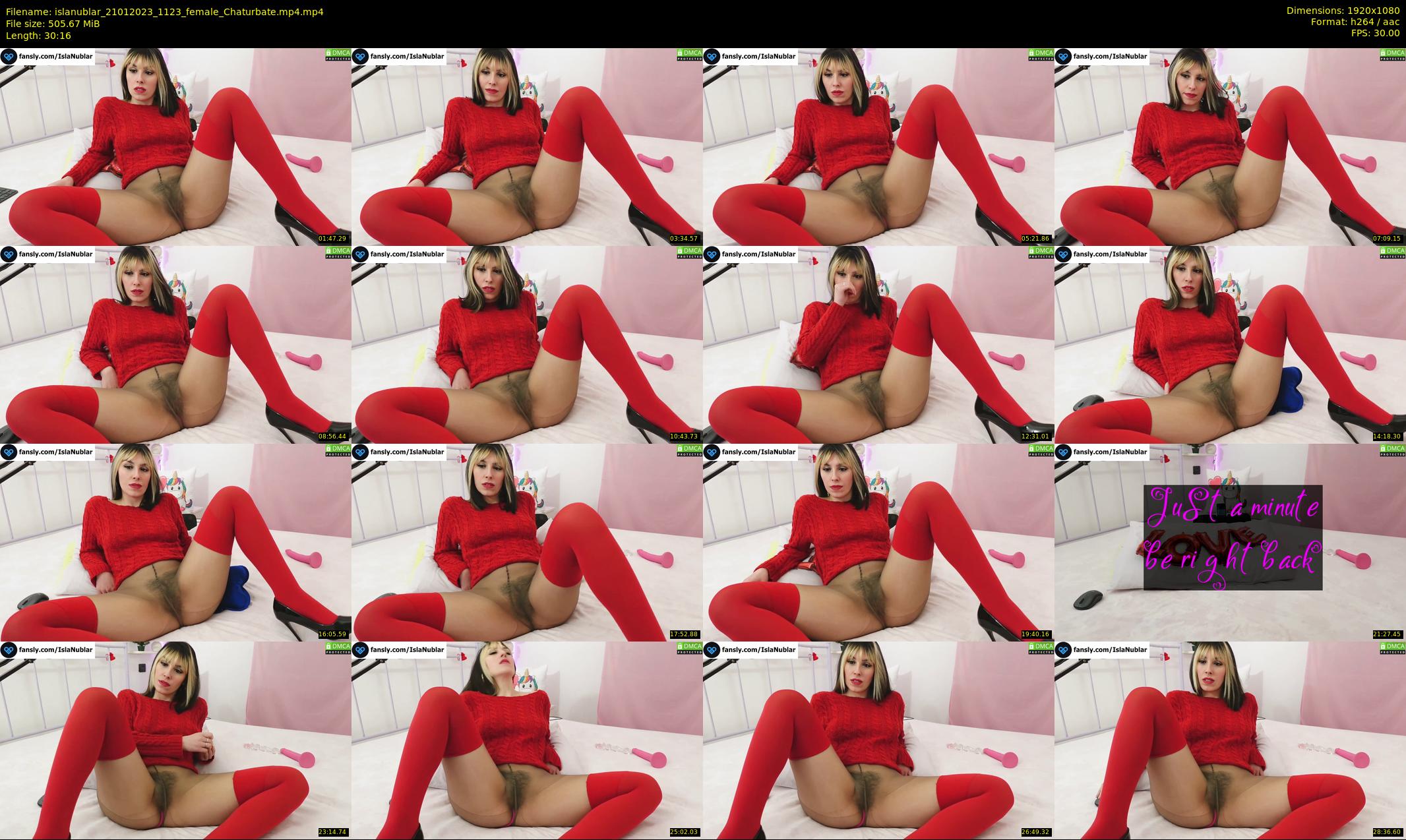 islanublar — 31 minute Chaturbate female cam show recording, 1080p, Jan 21, 2023