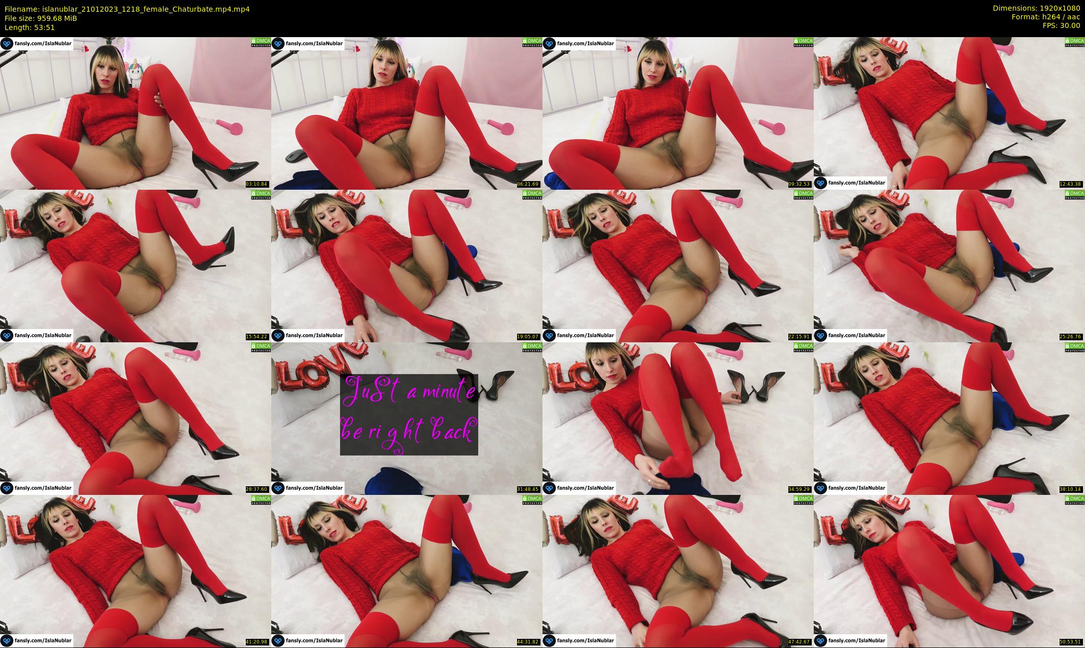 islanublar — 54 minute Chaturbate female cam show recording, 1080p, Jan 21, 2023