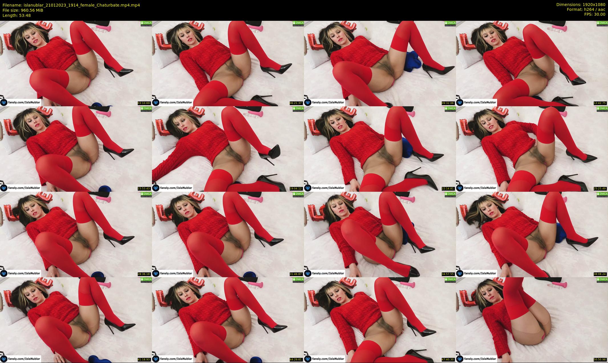 islanublar — 54 minute Chaturbate female cam show recording, 1080p, Jan 21, 2023