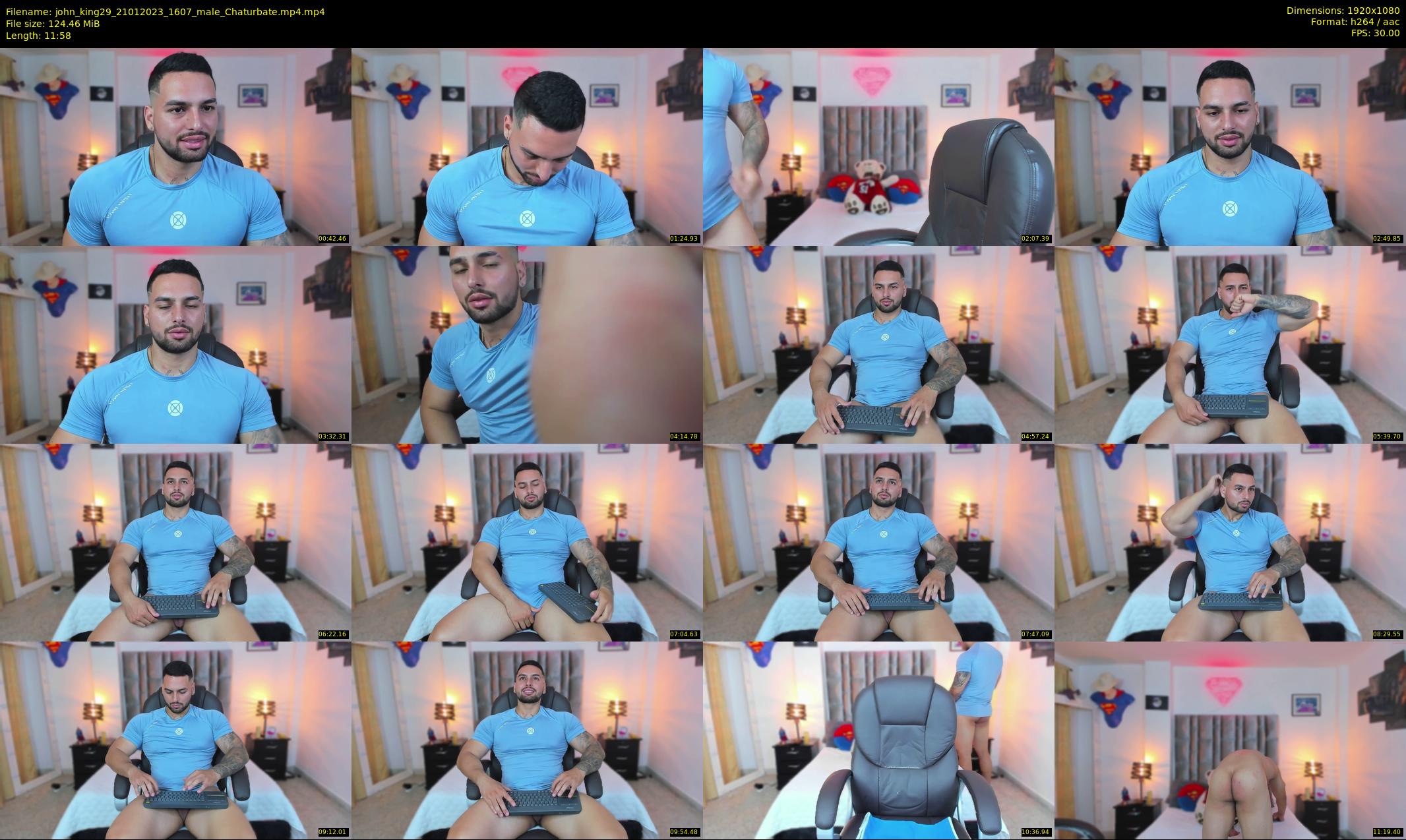 john_king29 — 12 minute Chaturbate male cam show recording, 1080p, Jan 21, 2023