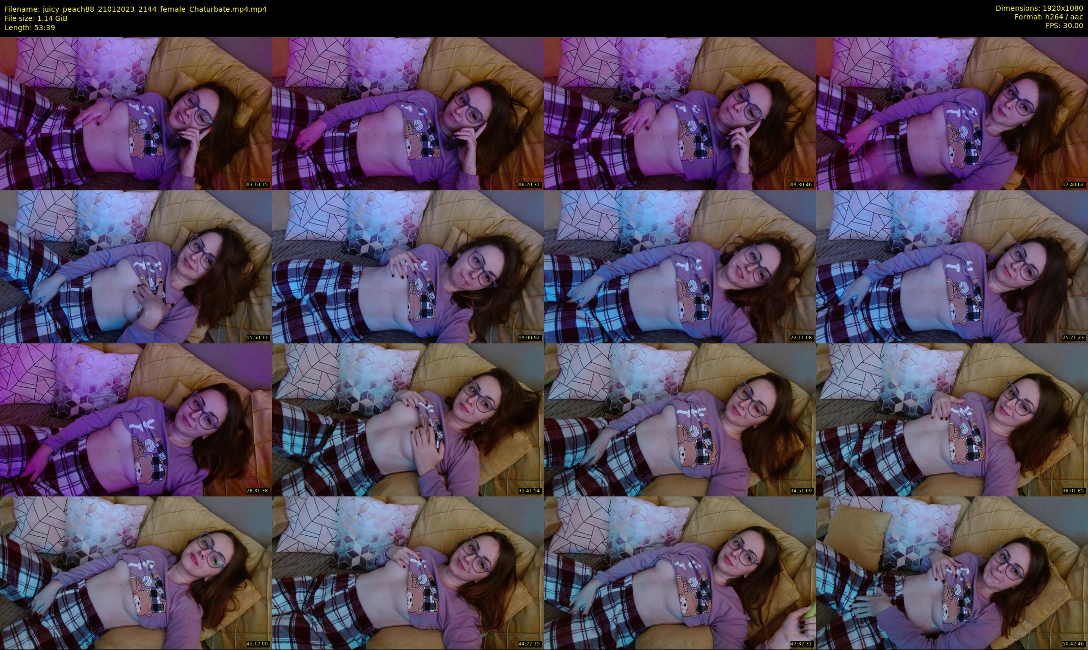 juicy_peach88 — 54 minute Chaturbate female cam show recording, 1080p, Jan 21, 2023