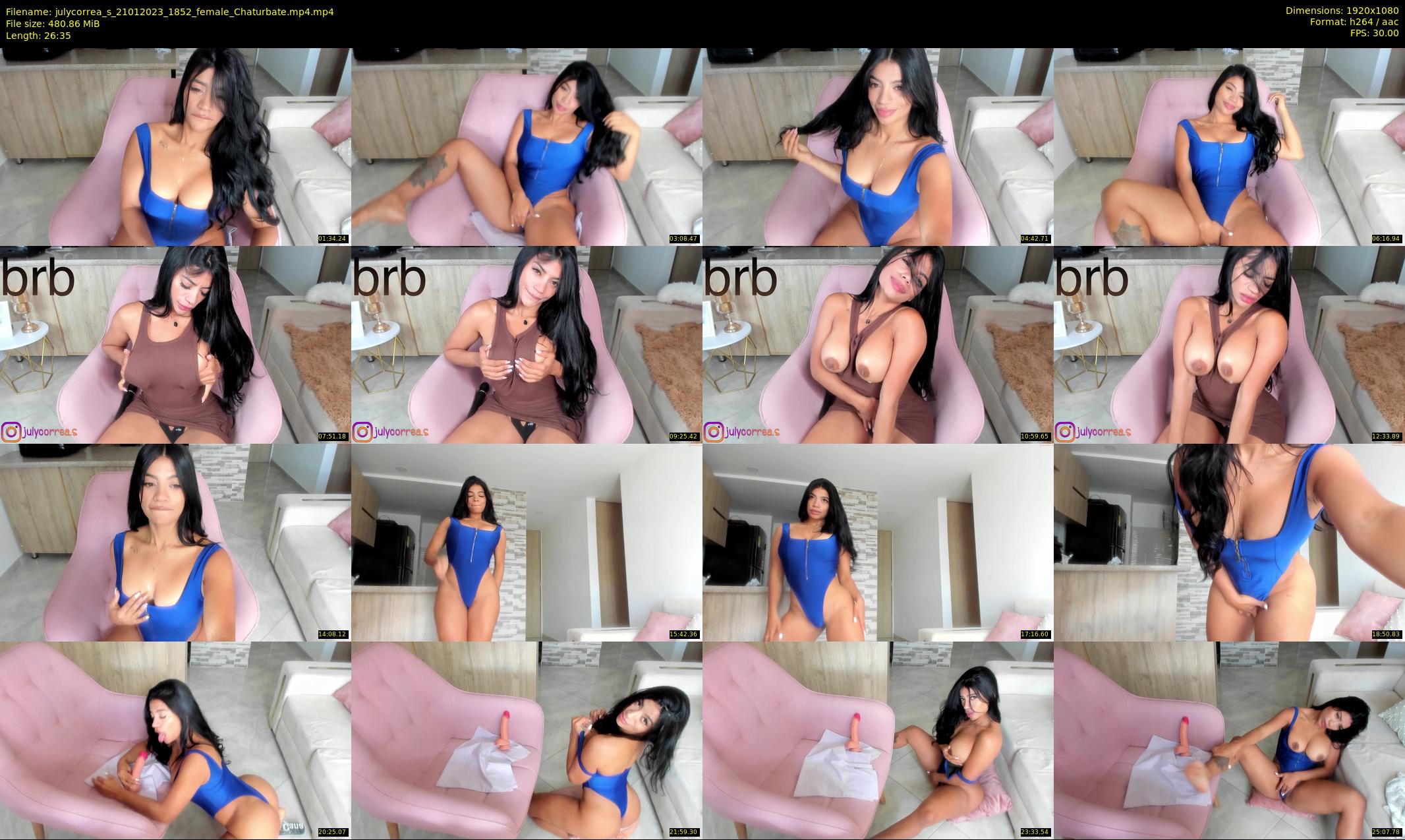 julycorrea_s — 27 minute Chaturbate female cam show recording, 1080p, Jan 21, 2023