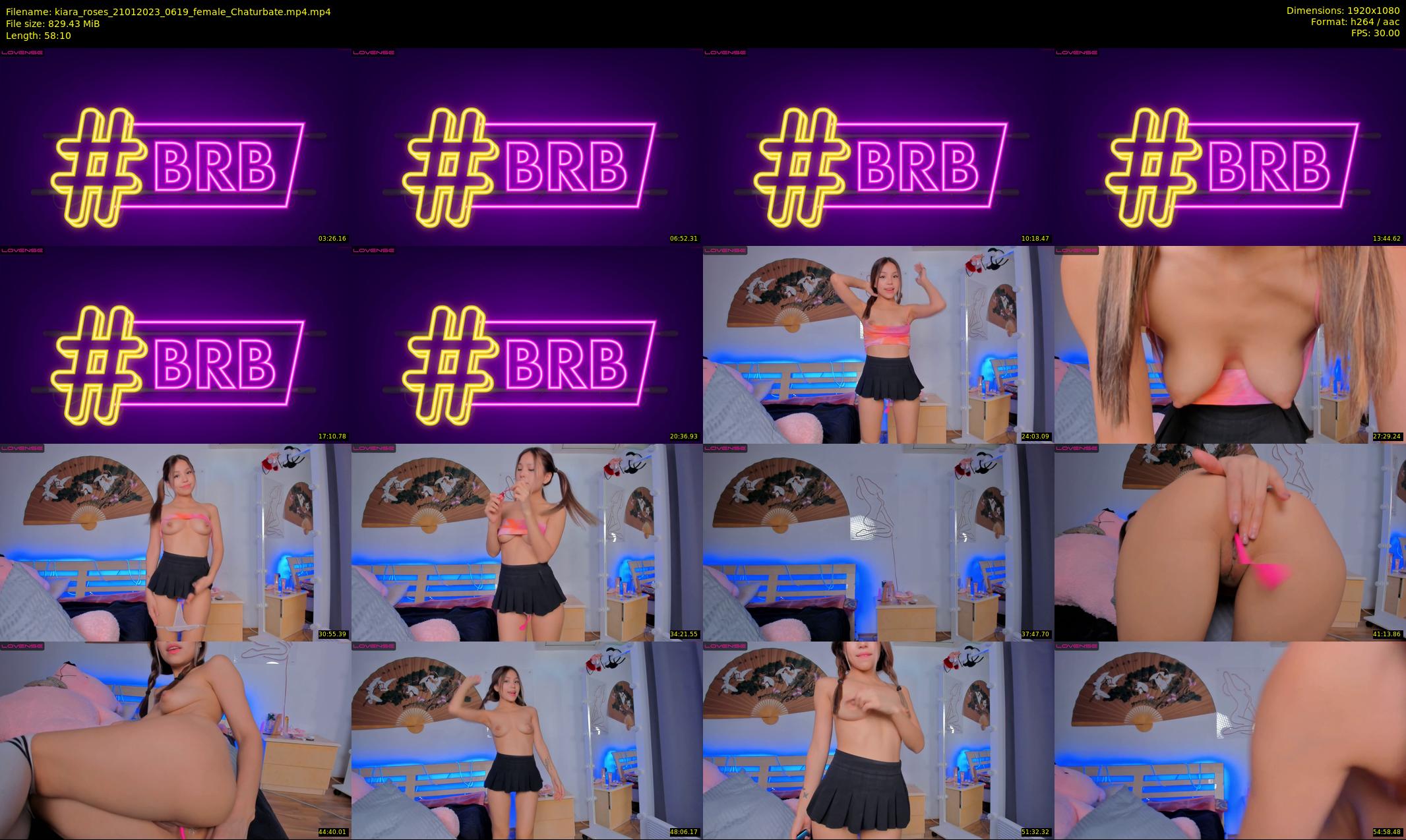 kiara_roses — 59 minute Chaturbate female cam show recording, 1080p, Jan 21, 2023