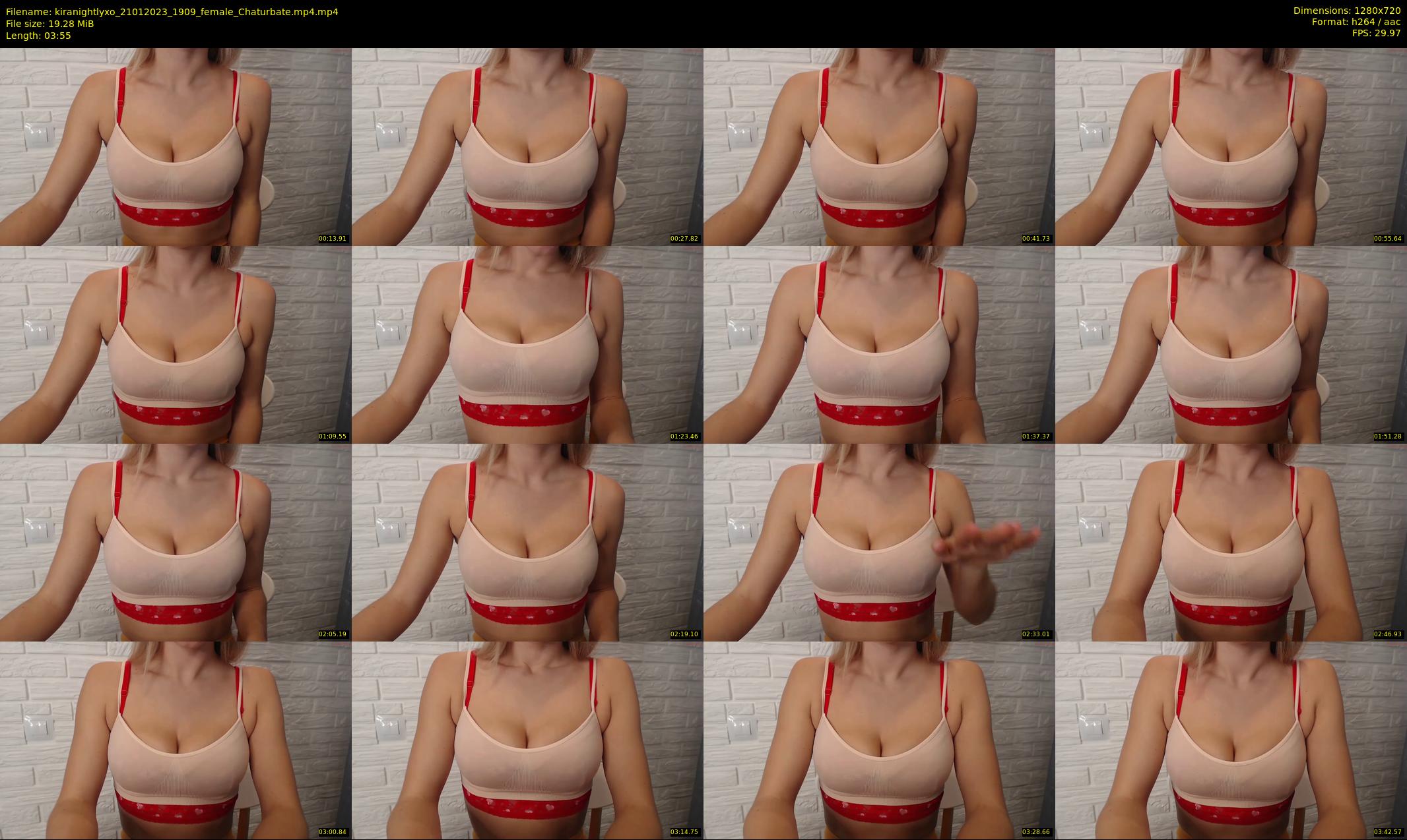 kiranightlyxo — 4 minute Chaturbate female cam show recording, 720p, Jan 21, 2023