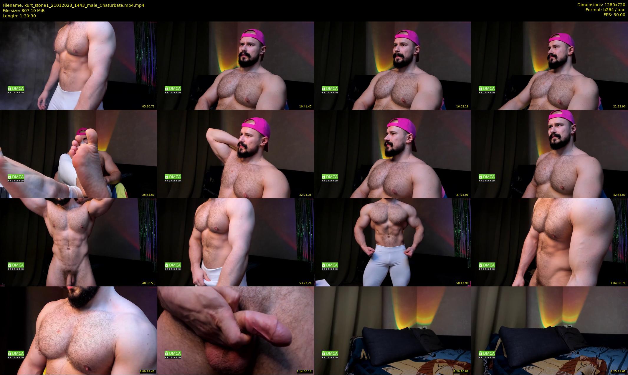 kurt_stone1 — 91 minute Chaturbate male cam show recording, 720p, Jan 21, 2023